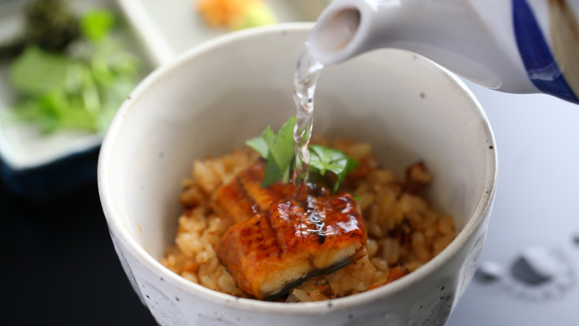 [Food] Eel Chazuke | We also recommend enjoying the delicious eel rice in the luxurious form of ochazuke.