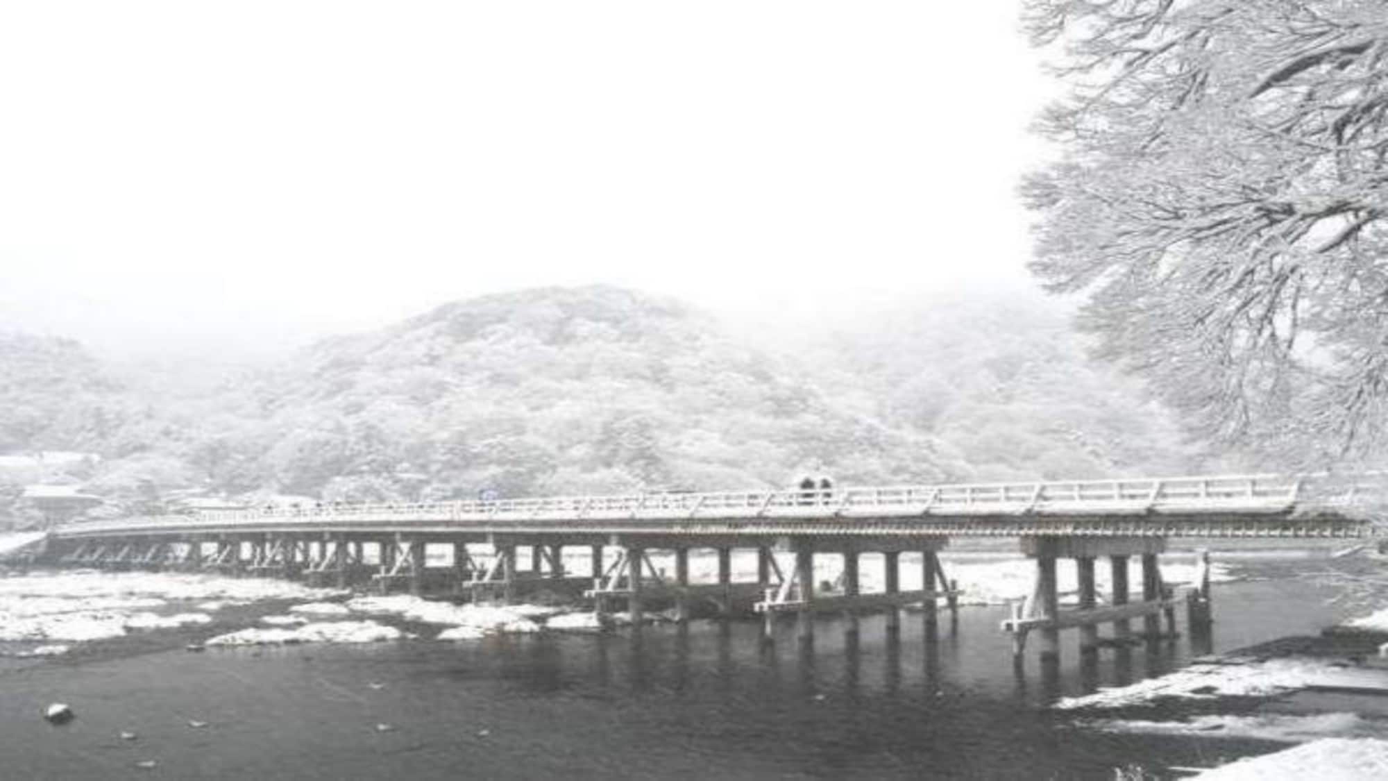 ◆岚山雪景