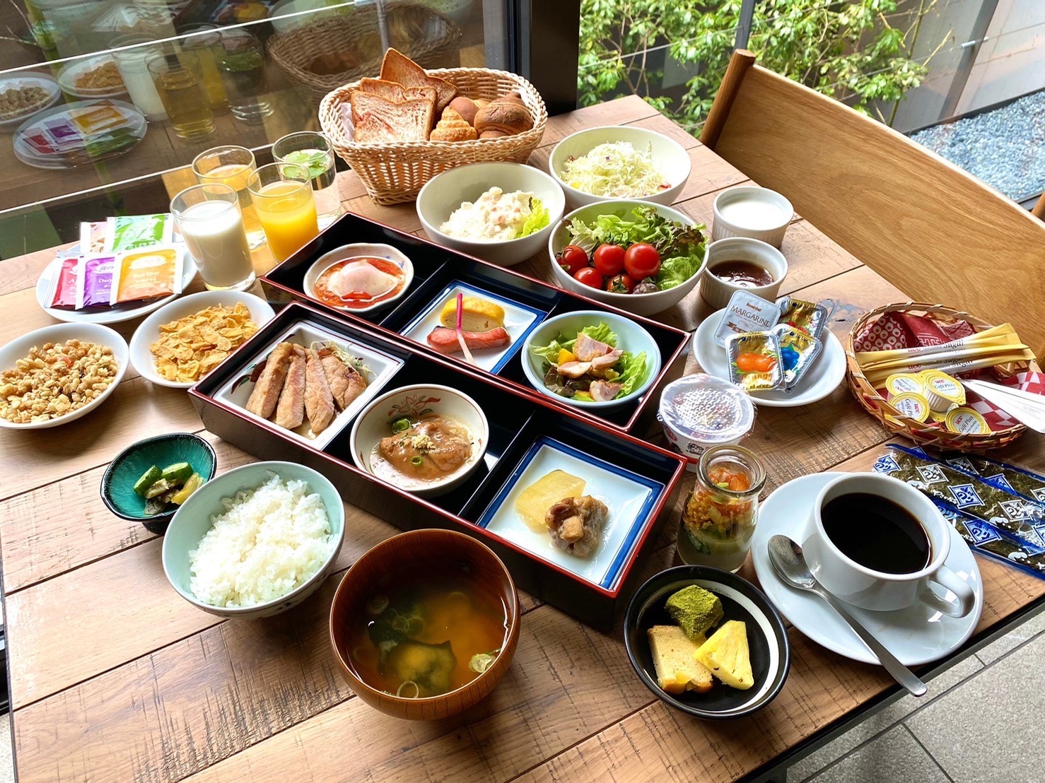Breakfast at Shokado Gozen with Kyoto obanzai