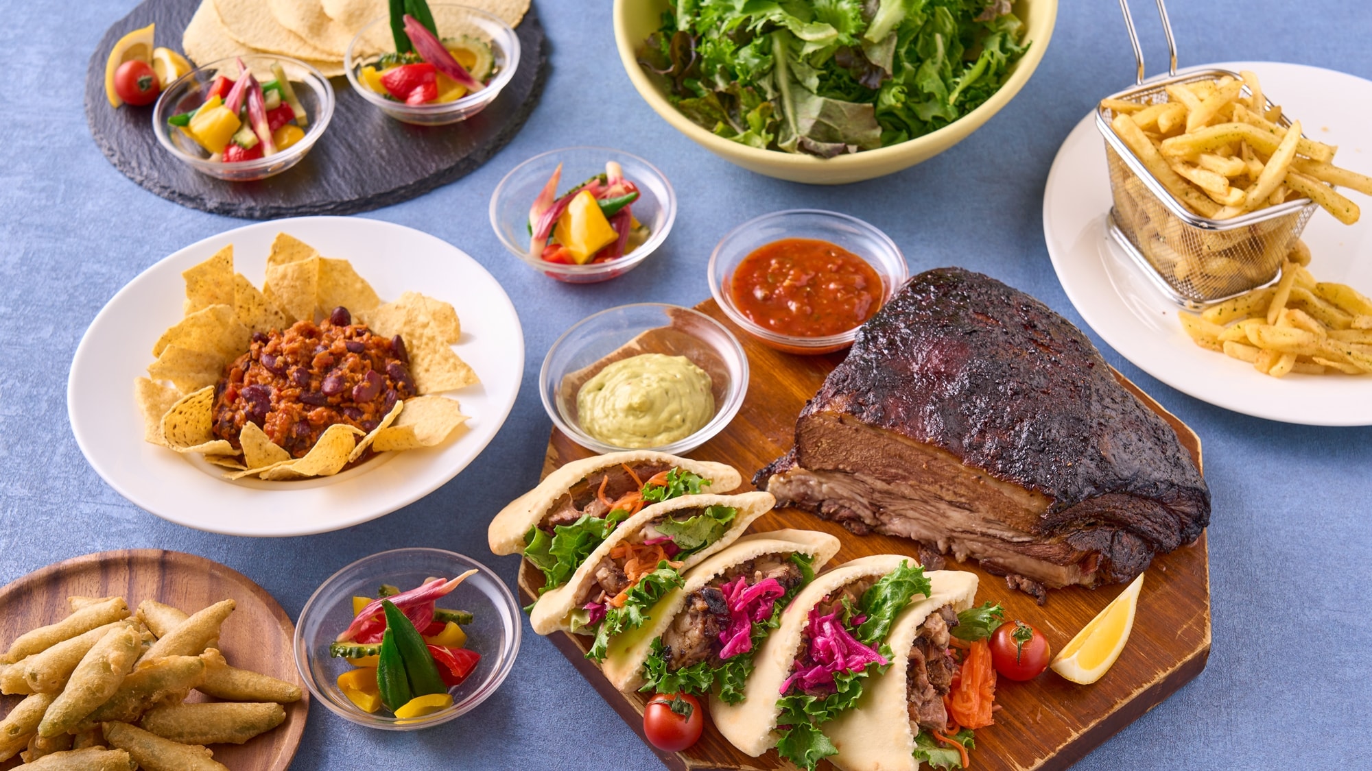 <Prasmanan Makan Malam> Menu musim panas Brisket