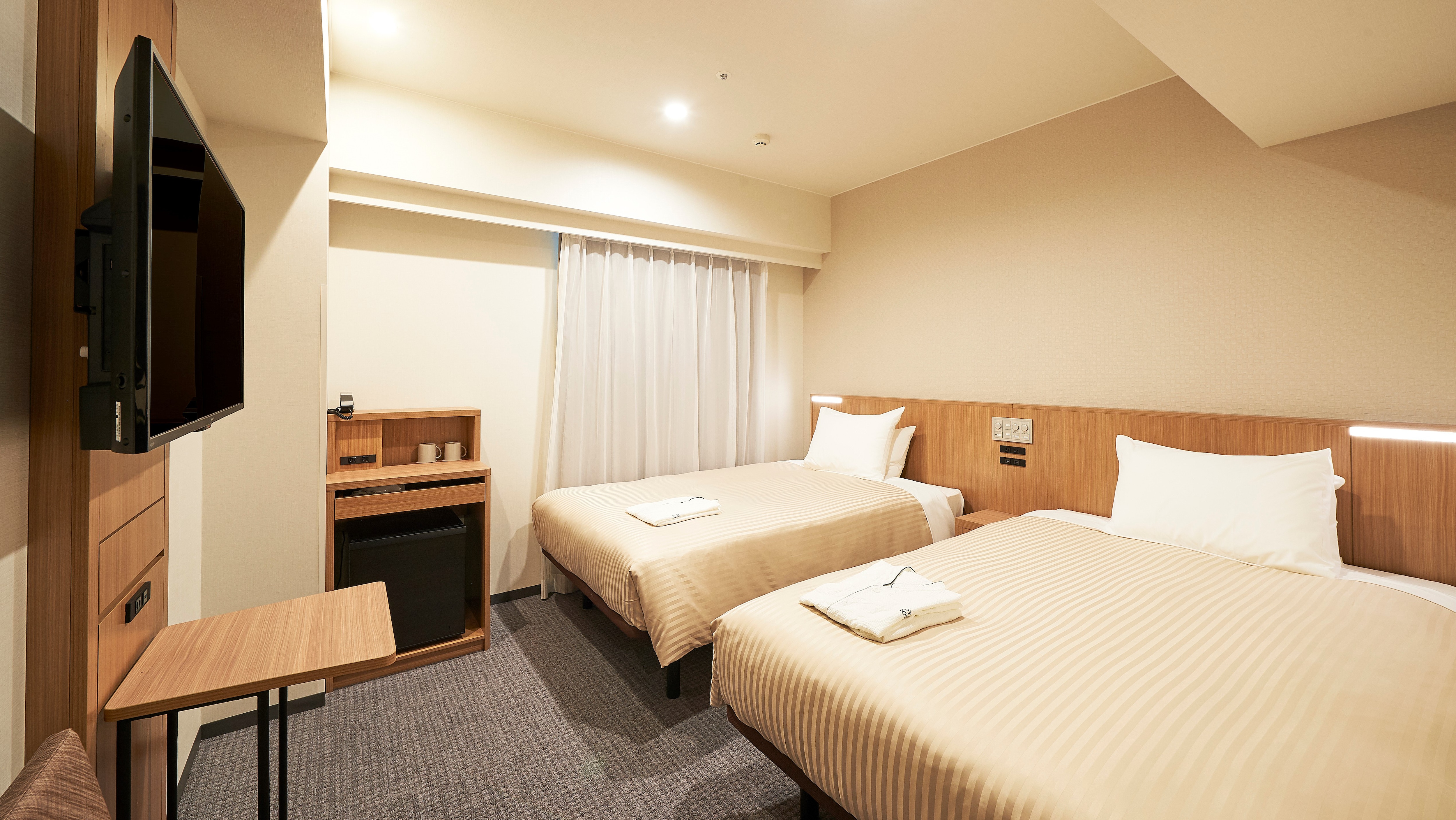 [Twin] All rooms are non-smoking / 16.5㎡ / Simmons bed 120cm width