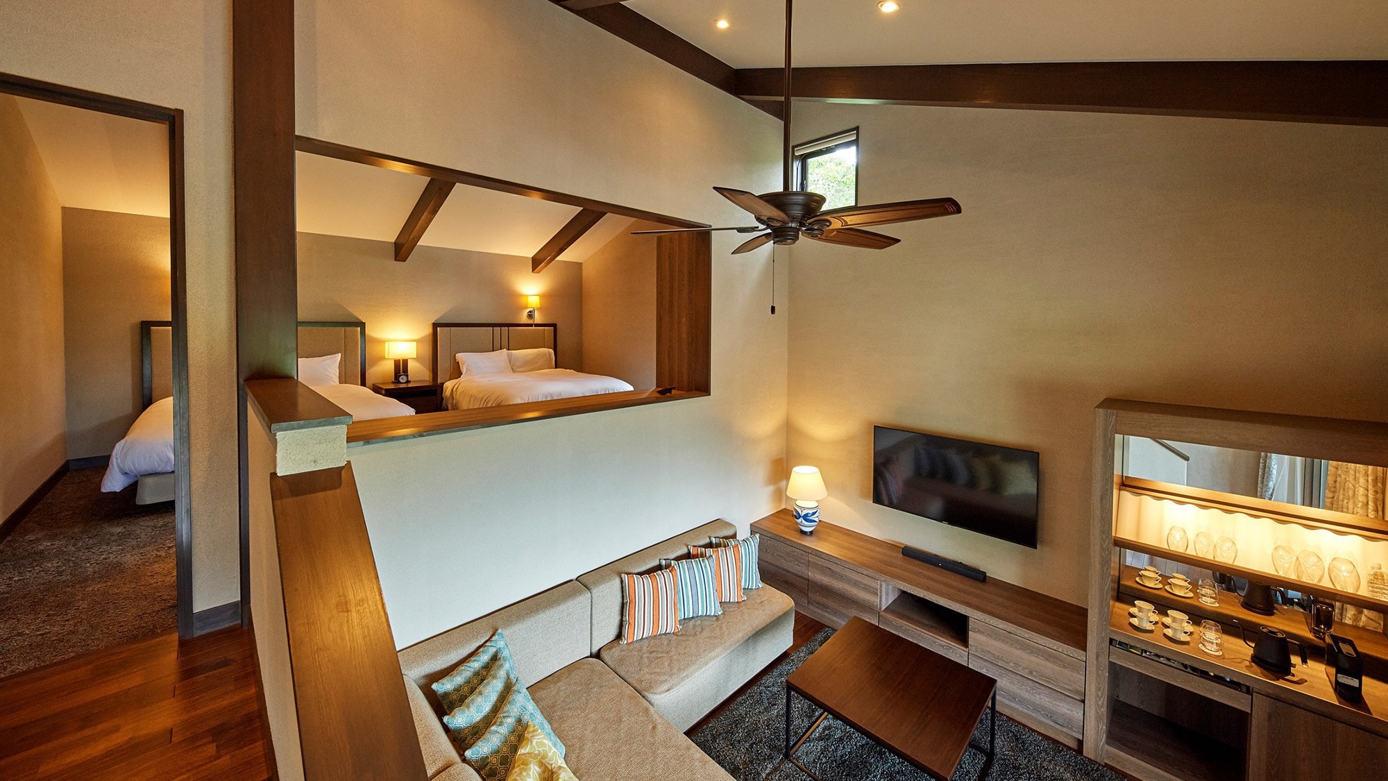 Front Church Villa Suite (Twin) / 66㎡ / A suite room where you can enjoy the privacy of a villa