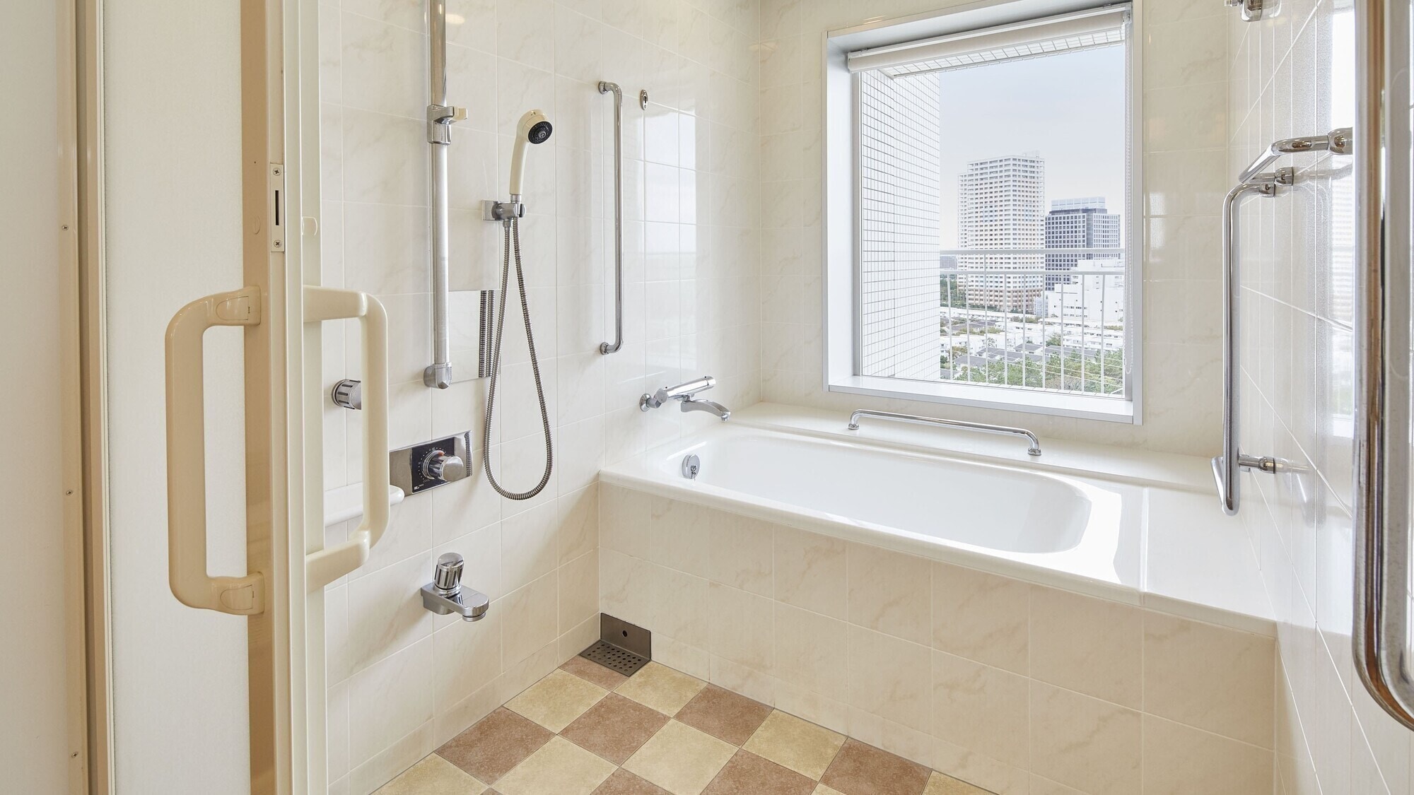 带洗漱区的浴室（通用房间）