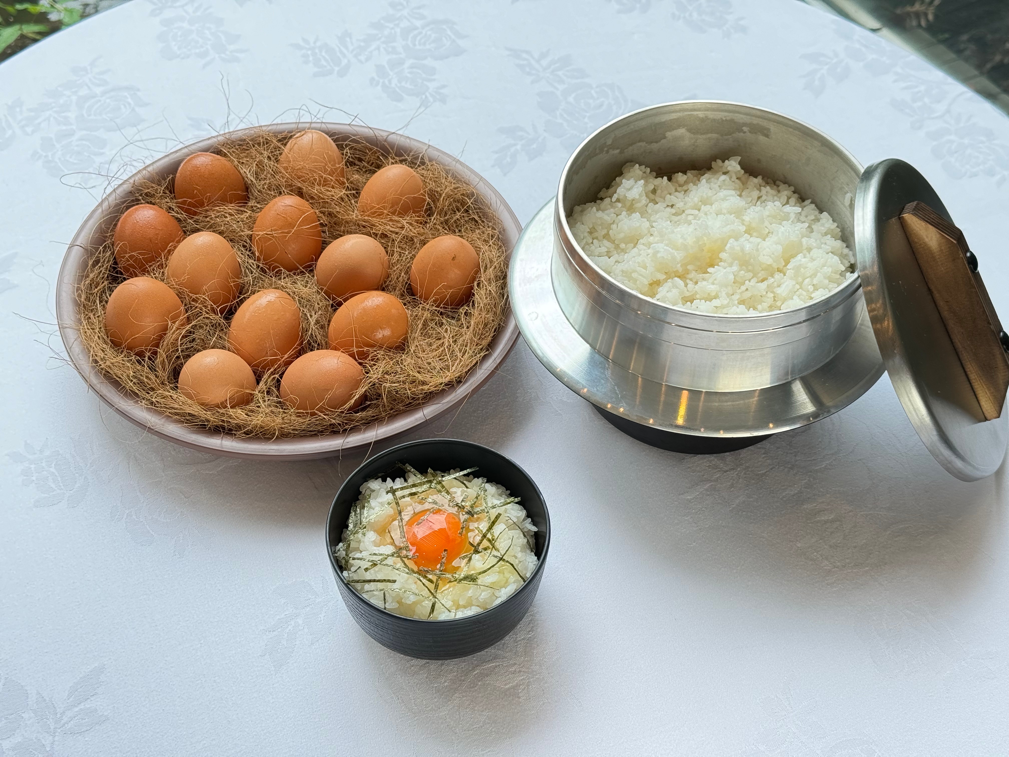 Breakfast menu example