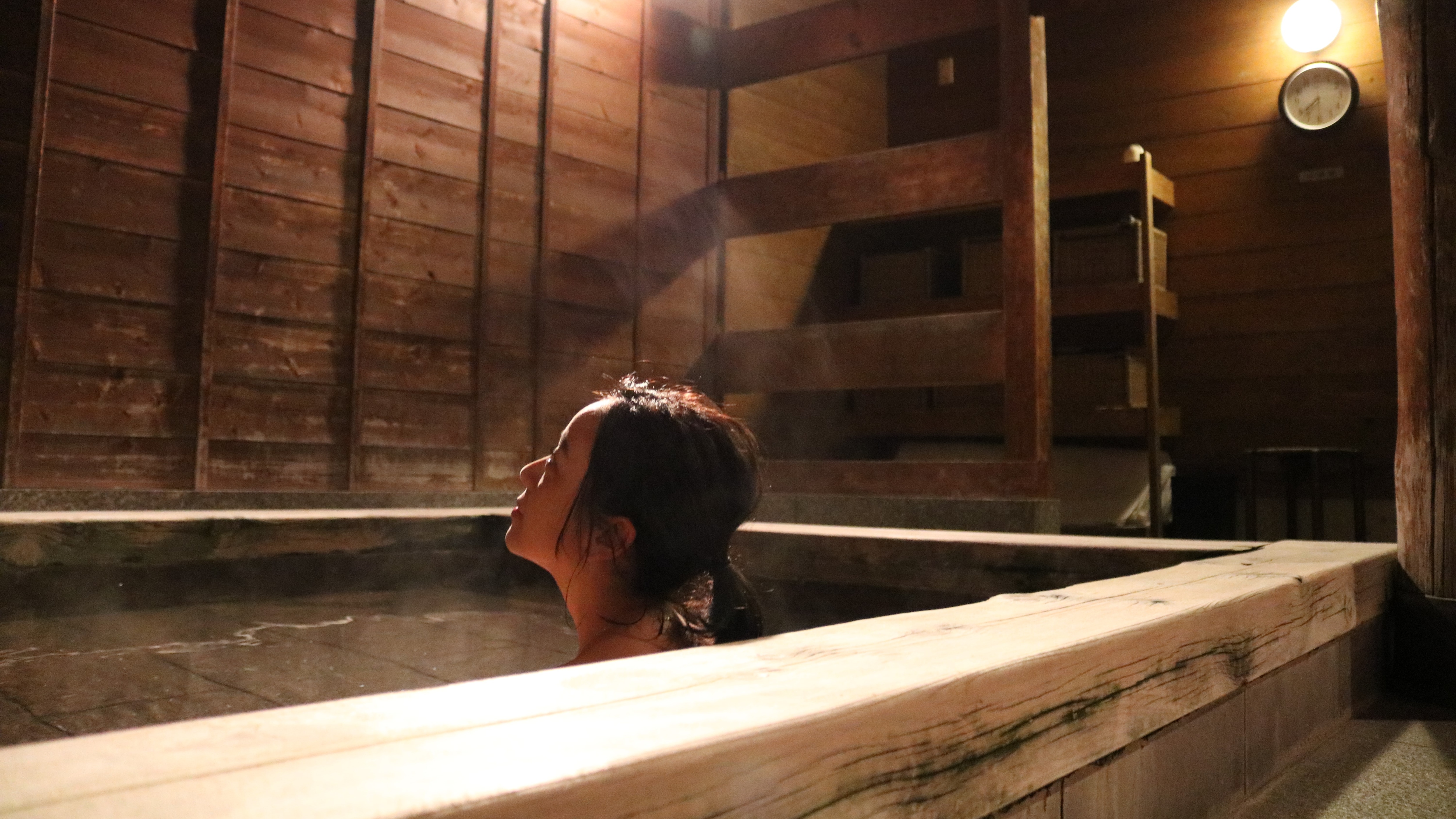 Private open-air bath