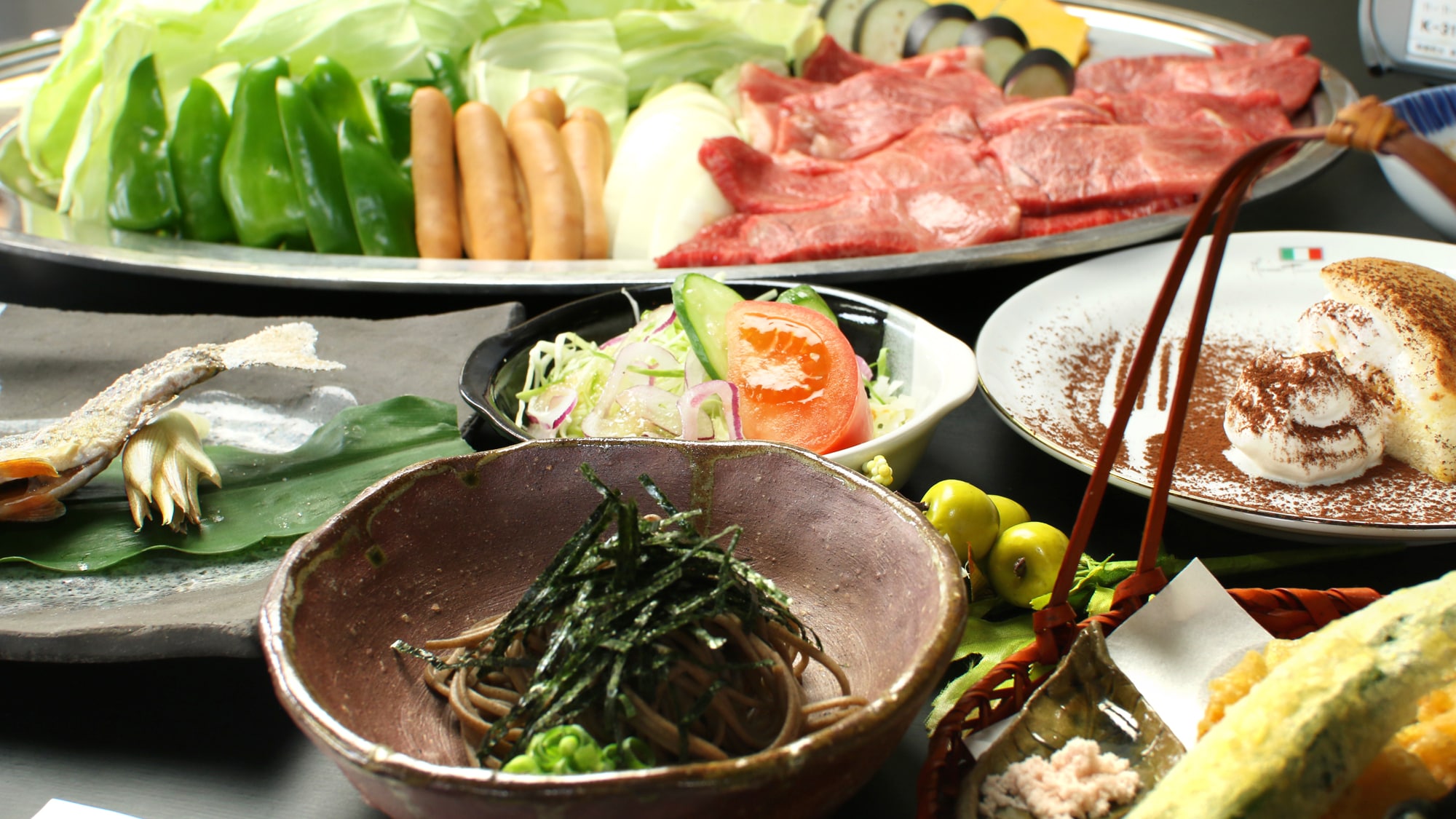 Highland Hotel's standard lava grill course