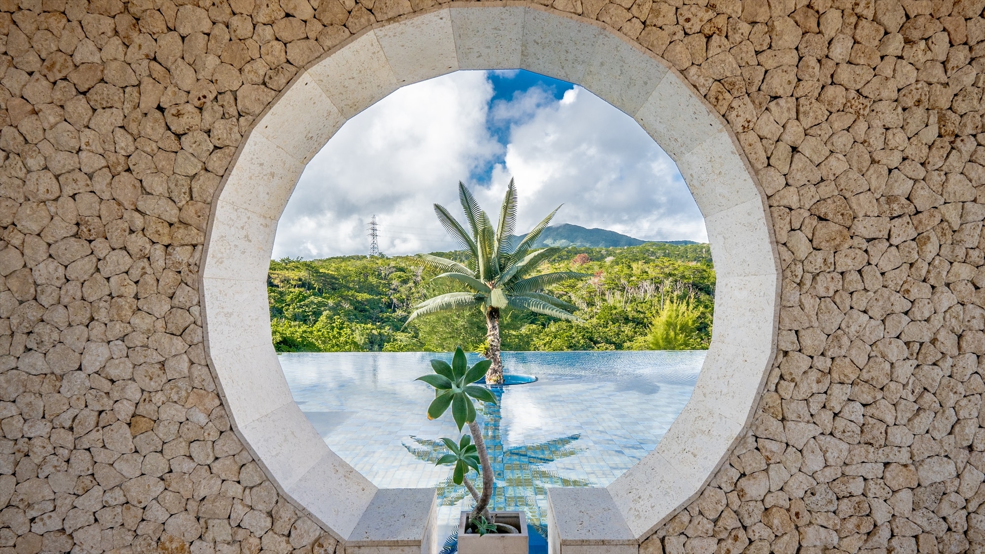 [Inside the building] Take a memorable photo at a popular photo spot.