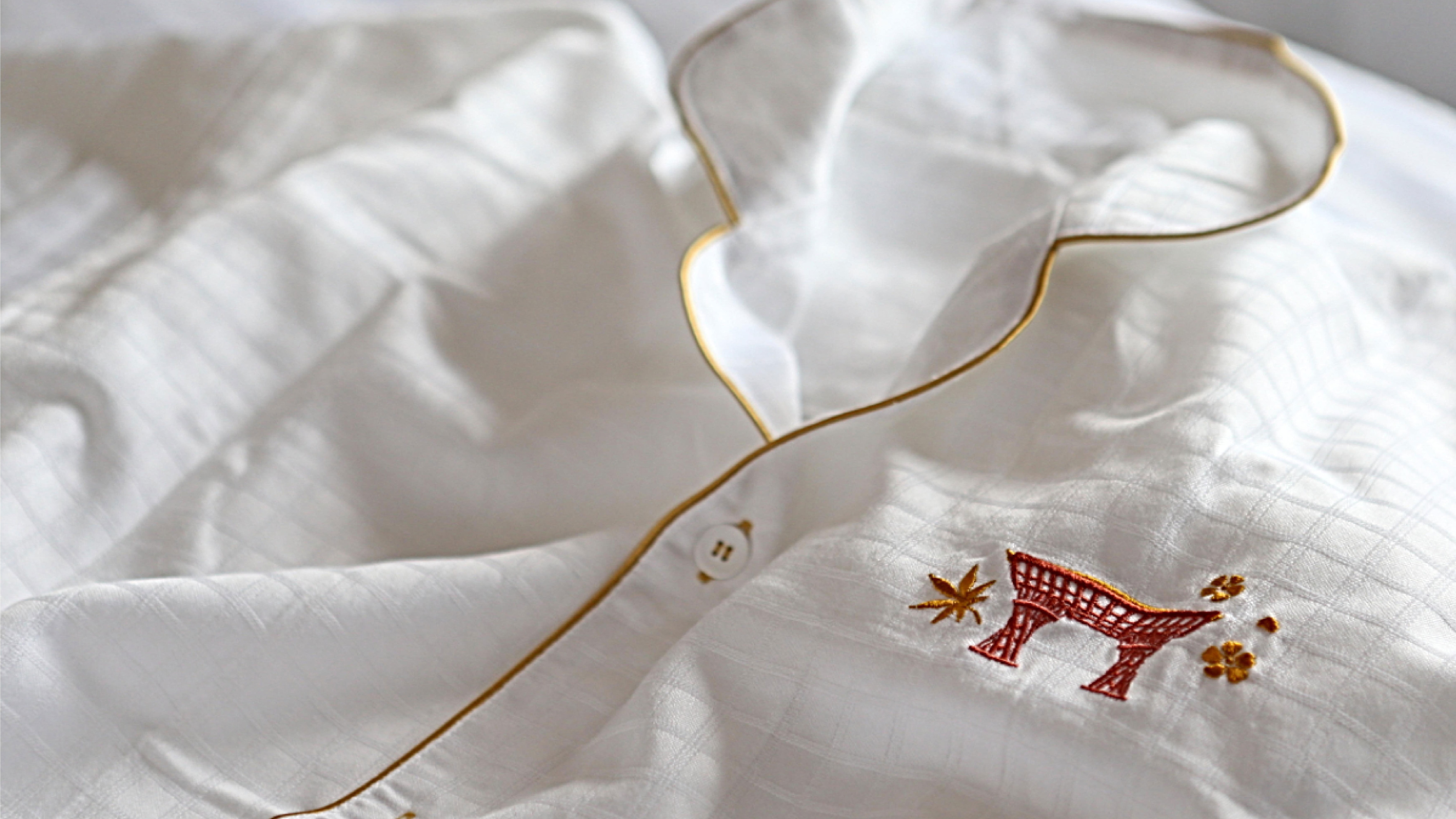 All rooms equipped with original separate pajamas