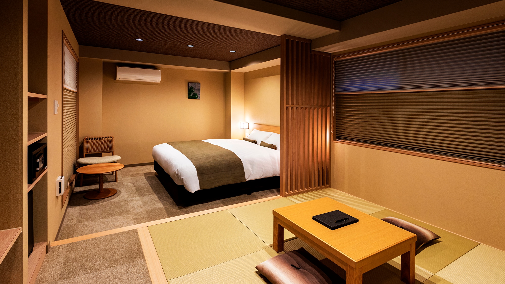 ห้องเตียงควีนไซส์สไตล์ญี่ปุ่น-ตะวันตก เอ