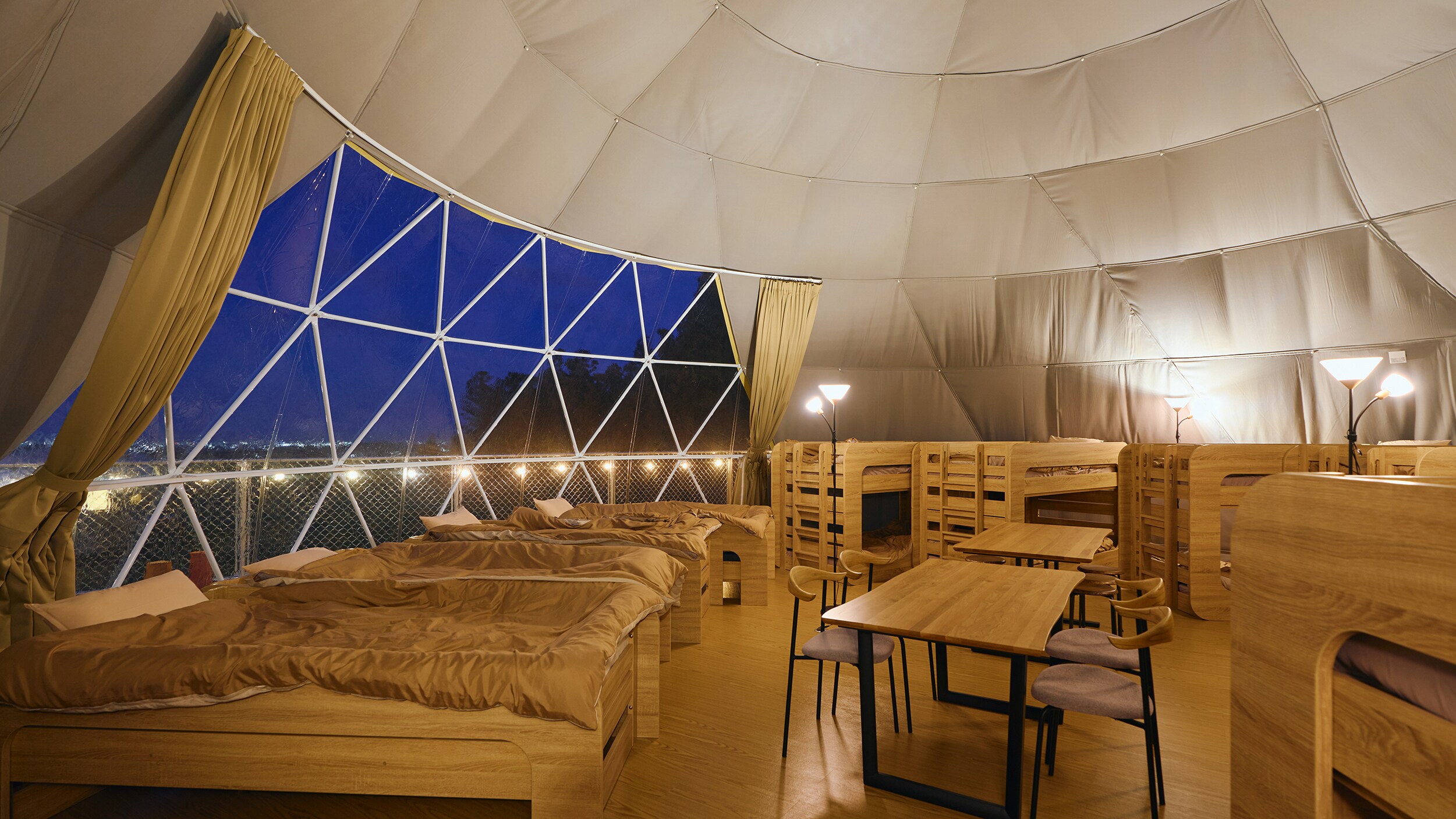 #Hibiki no Mori - Glamping untuk menikmati suasana tenang yang unik di malam hari