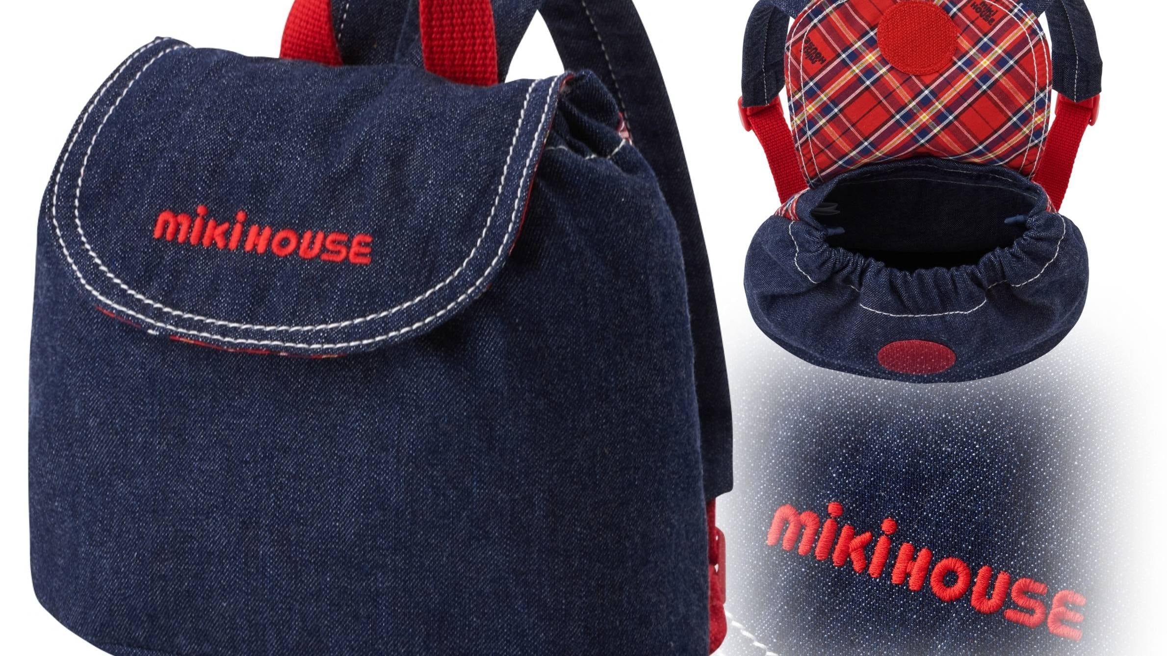 Mikihouse 優雅牛仔背包