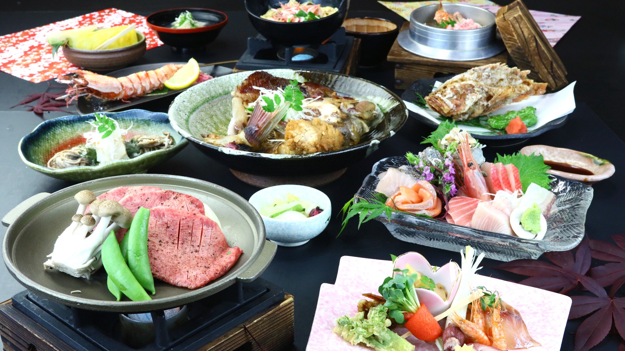 저녁식사 ◆판씨 오마카세 코스◆ 도판 구이가 붙어 볼륨 만점 ※ 도판 구이의 내용은 플랜에 따라 바뀝니다