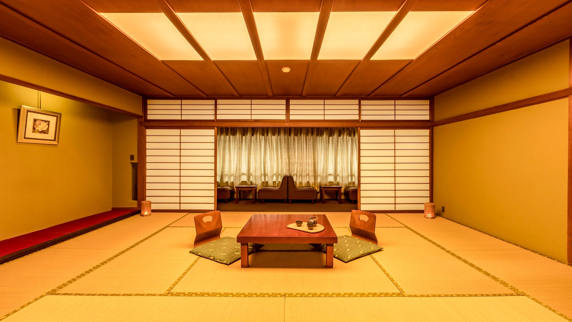 Standard Japanese-style room (15 tatami mats) *Example of a guest room