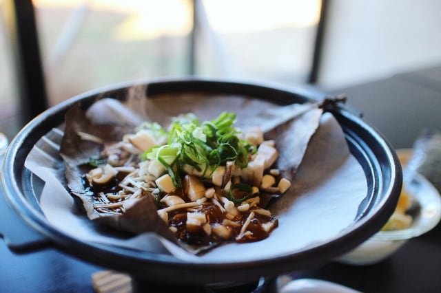 Morning set meal-Hoba miso-