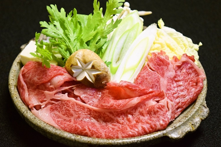Yonezawa beef sukiyaki