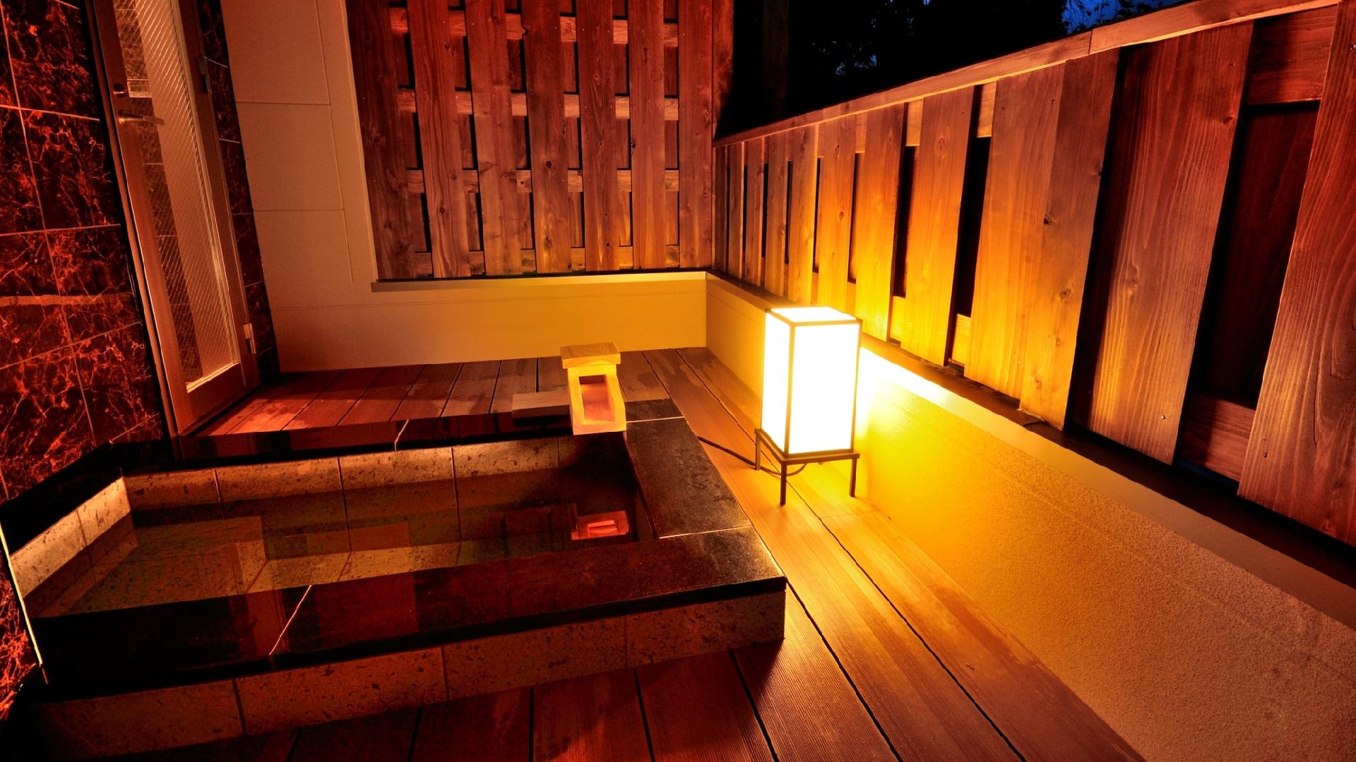 [Away] Type-B hot spring open-air bath + Japanese living room + bedroom (example)