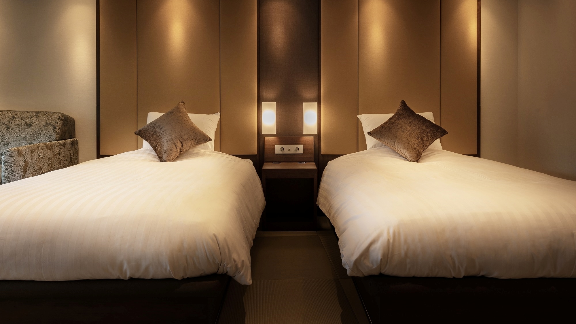 [Renovated in 2021] Japanese-style deluxe twin/massage chair