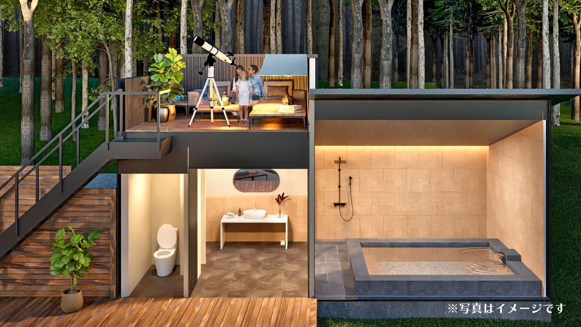 Introducing the new 8m Premium Dome: A private terrace for stargazing