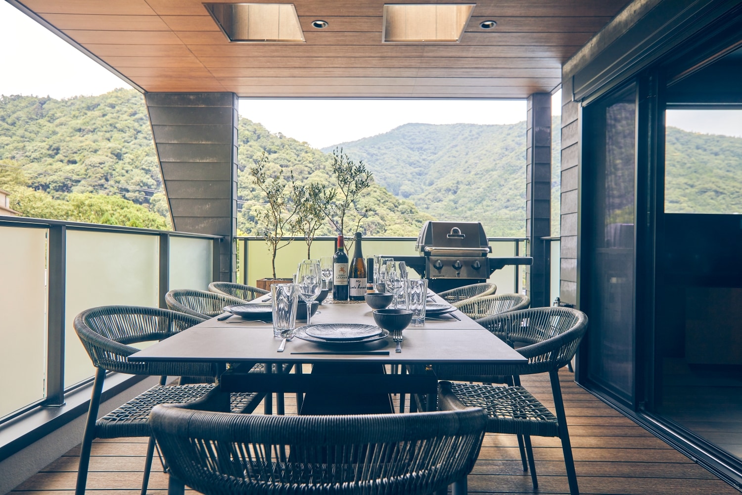 Dedicated BBQ terrace