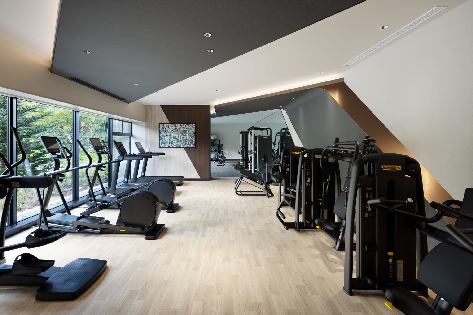 Gym in the wellness building "OMIKA Wellness & Spa"