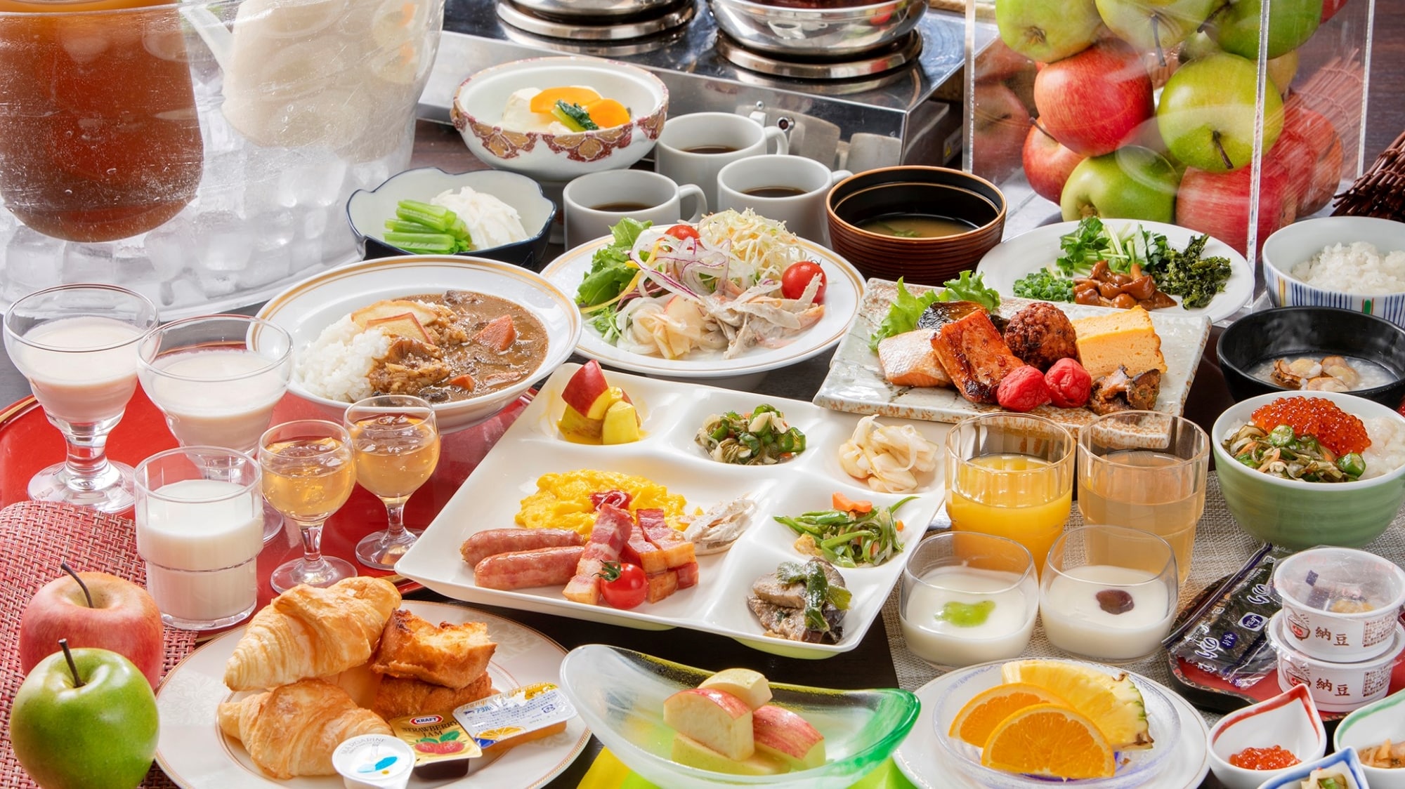 Breakfast buffet - Japanese and Western buffet including Aomori's local cuisine