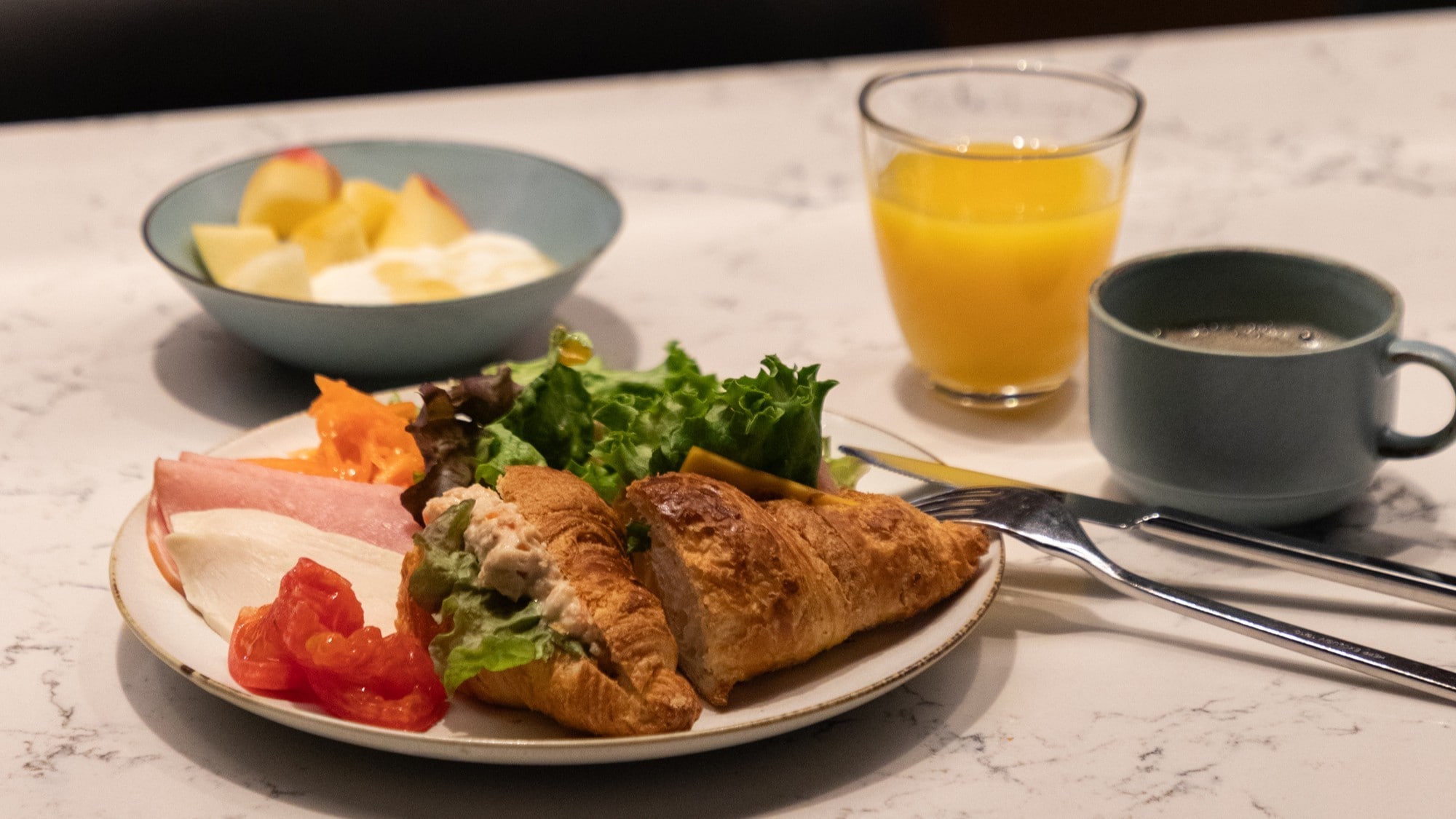 [Menu sarapan/Barat] Hal yang baik tentang prasmanan adalah Anda dapat makan apa pun yang Anda suka, dengan cara apa pun yang Anda suka♪