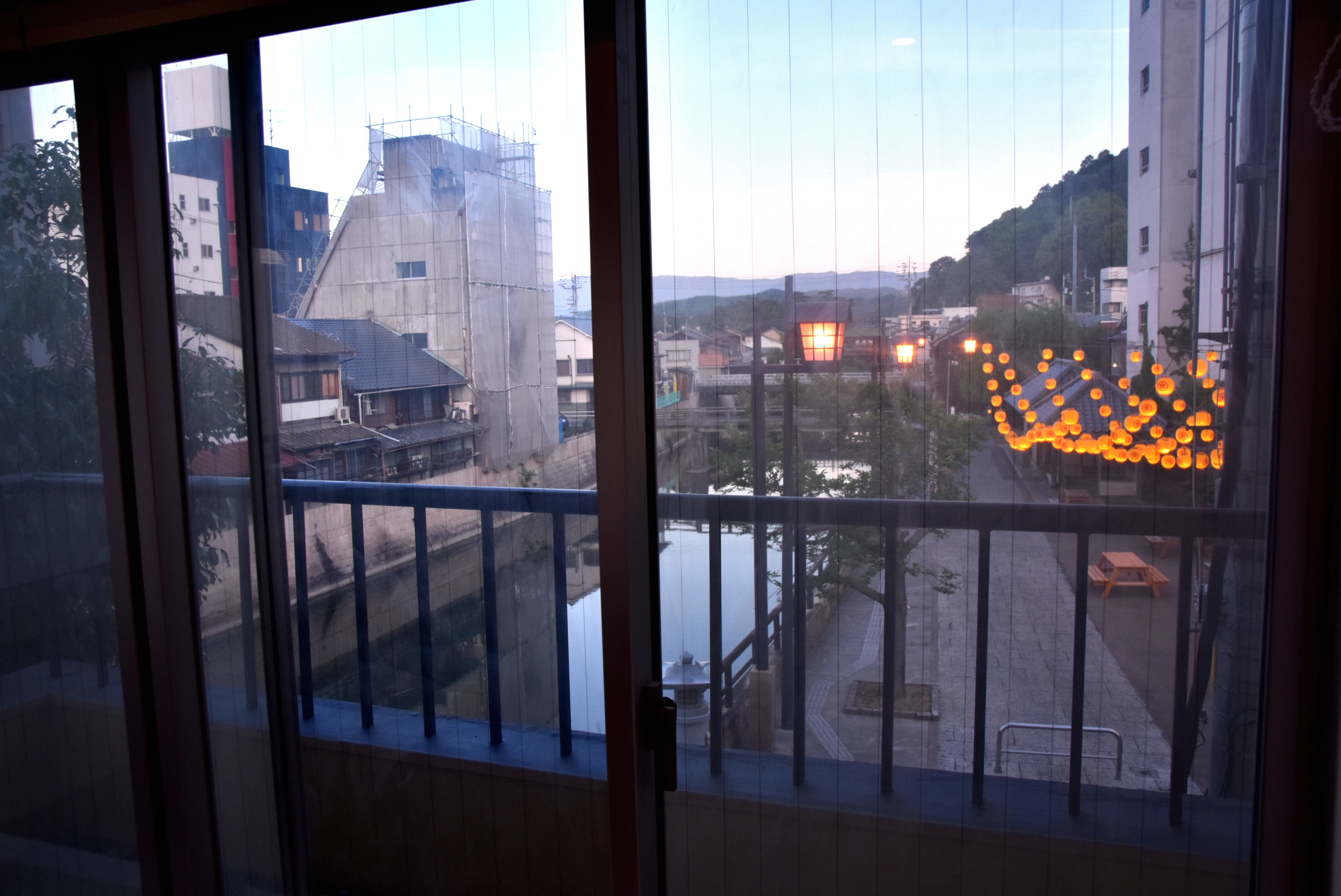 View from a Japanese-Western room with terrace