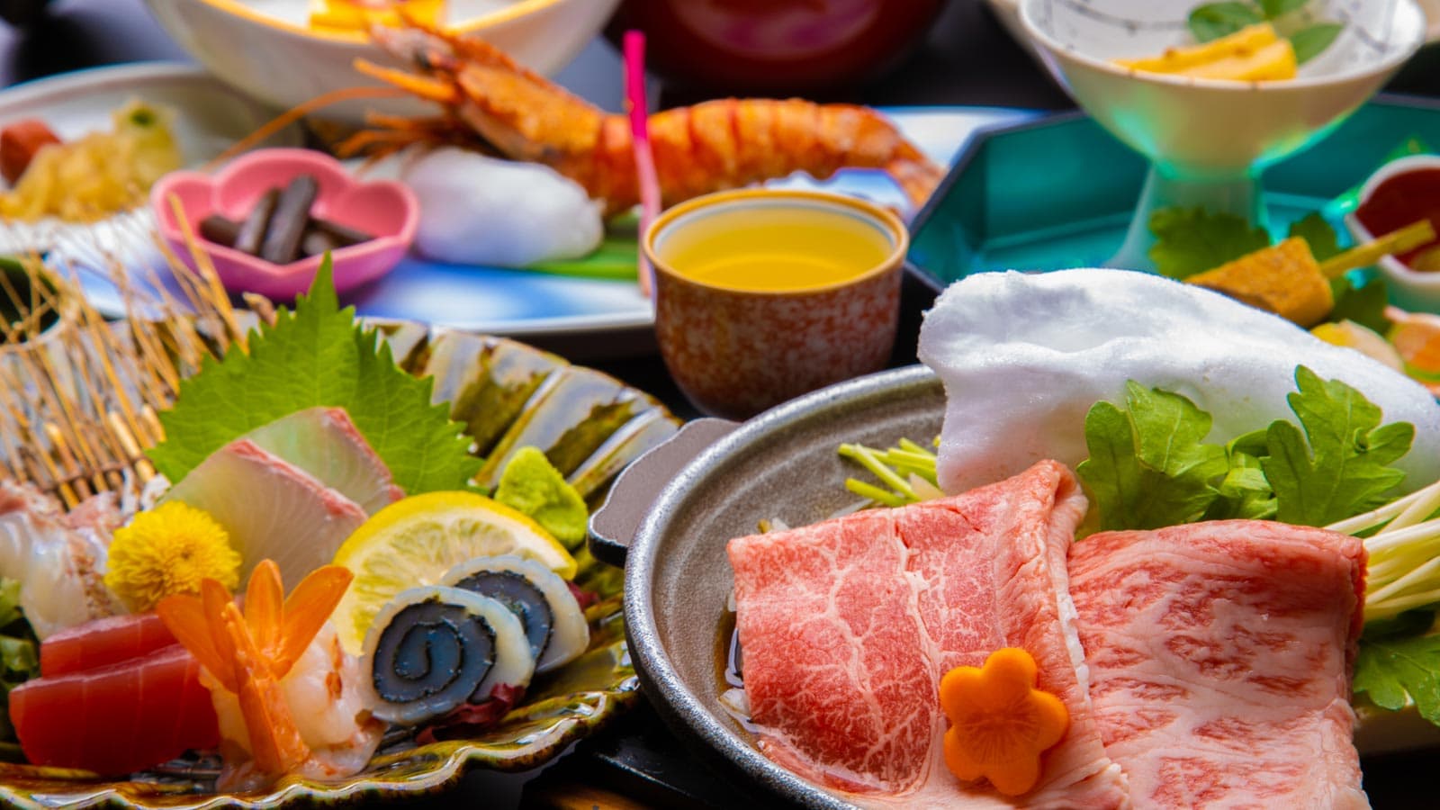～日本料理晚餐图片～
