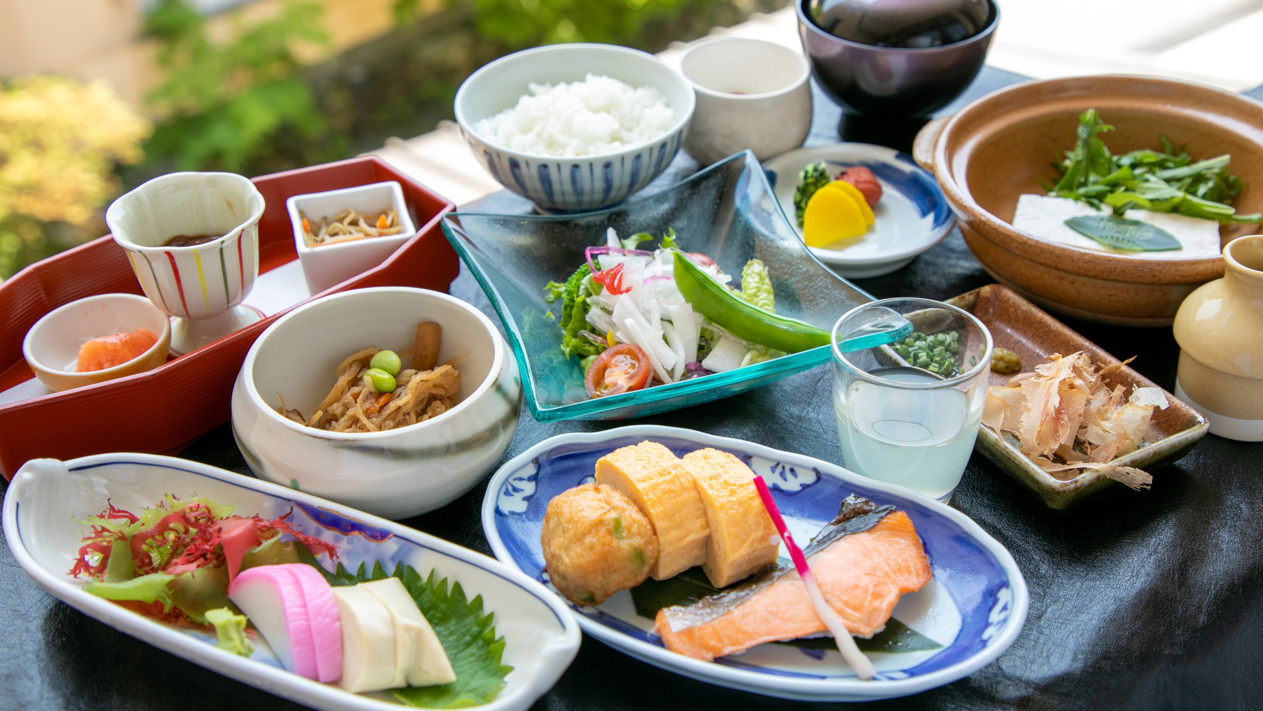 Set makanan Jepang ~Gambar sarapan~