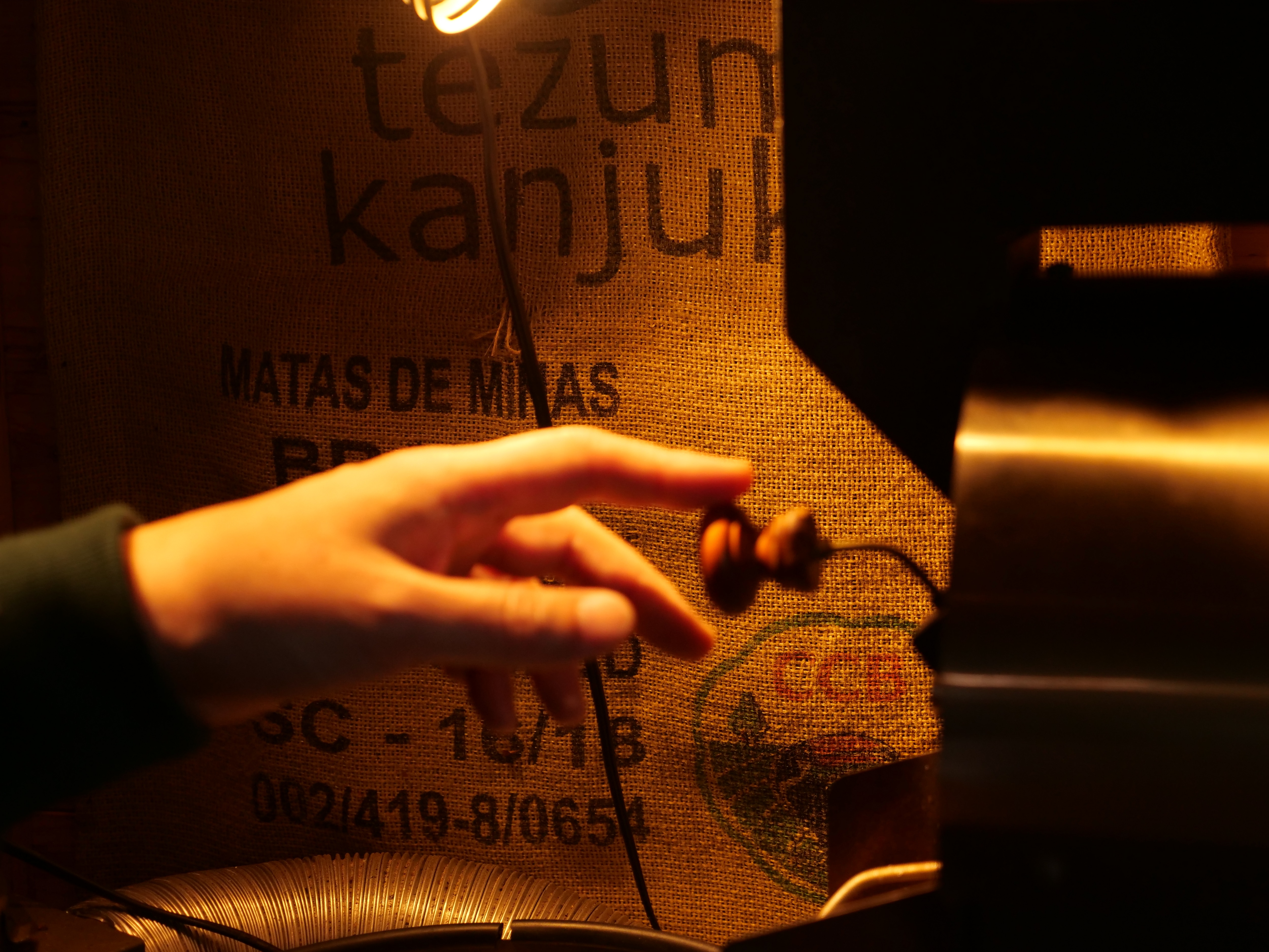 Cafe: Home-roasted coffee