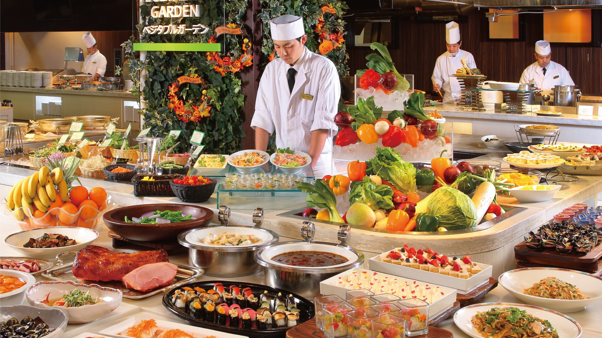 NASU 바이킹 “엘 버즈”★호텔 제일 인기 90종류 이상의 요리가 늘어선 호화 일본식 서양 뷔페!