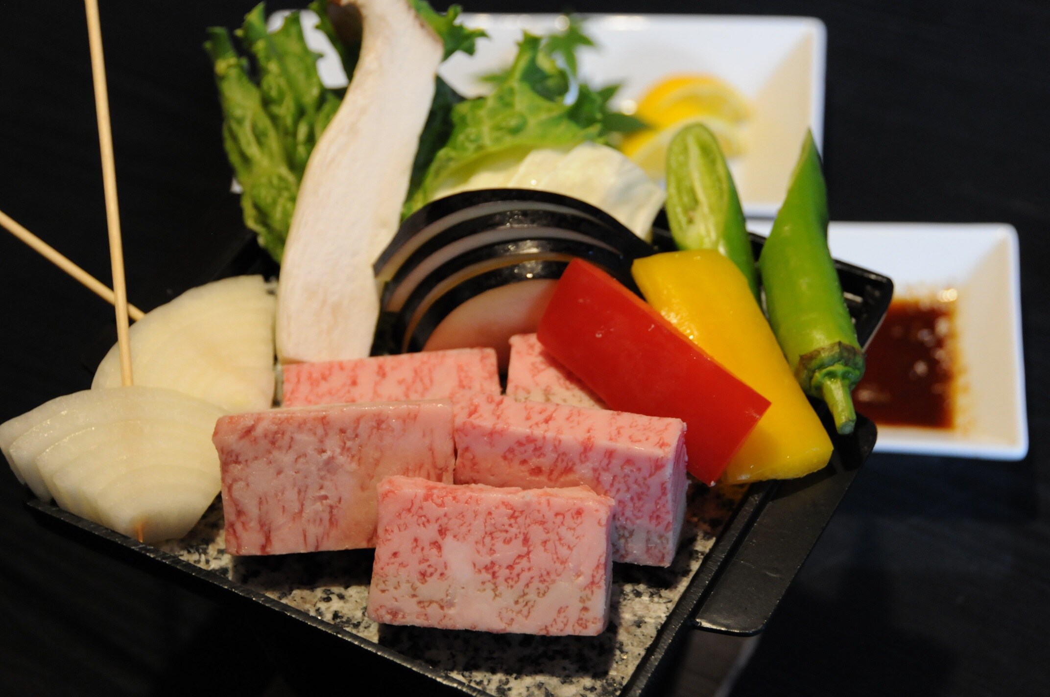 [Dainomono] Domestic beef teppanyaki