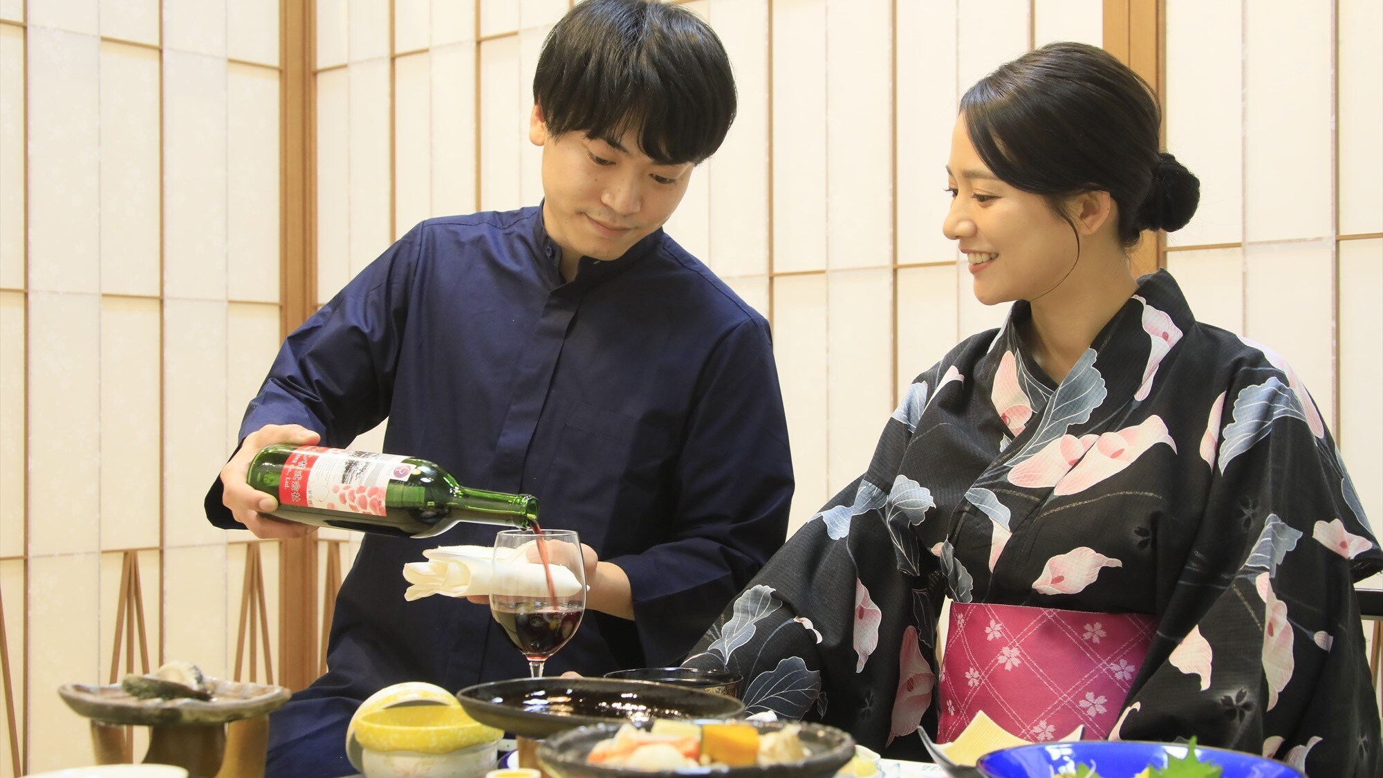 Kaiseki cuisine where you can taste the seasonal flavors of Yamagata