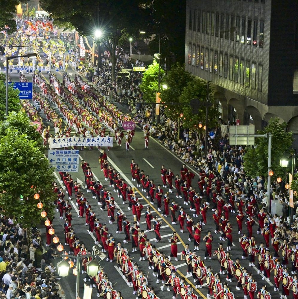 Morioka Sansa Odori [August 1st to 4th every year]