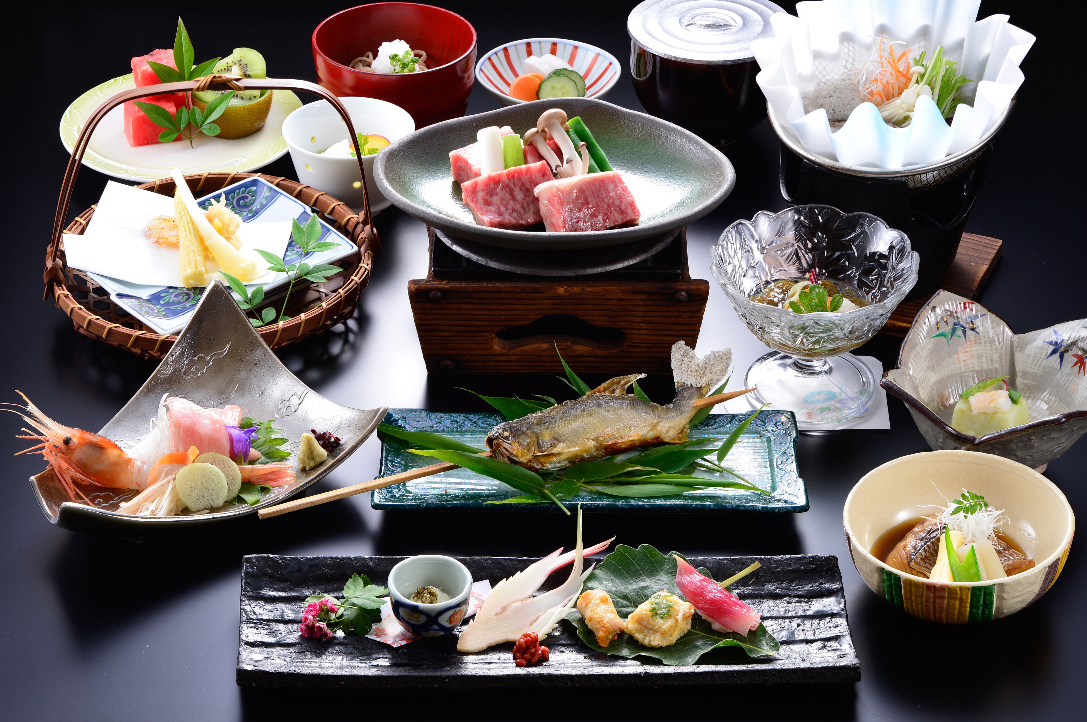 Creative Kaiseki Matsu Course (dining in your room)