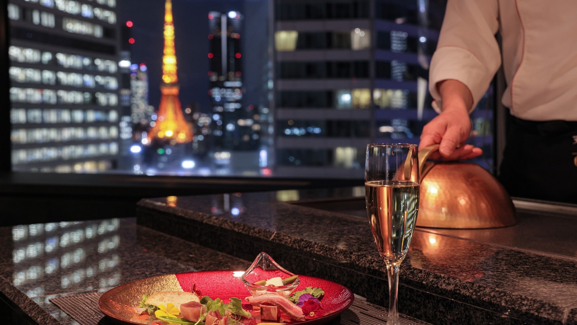 Teppanyaki "Rantan" ở tầng 21