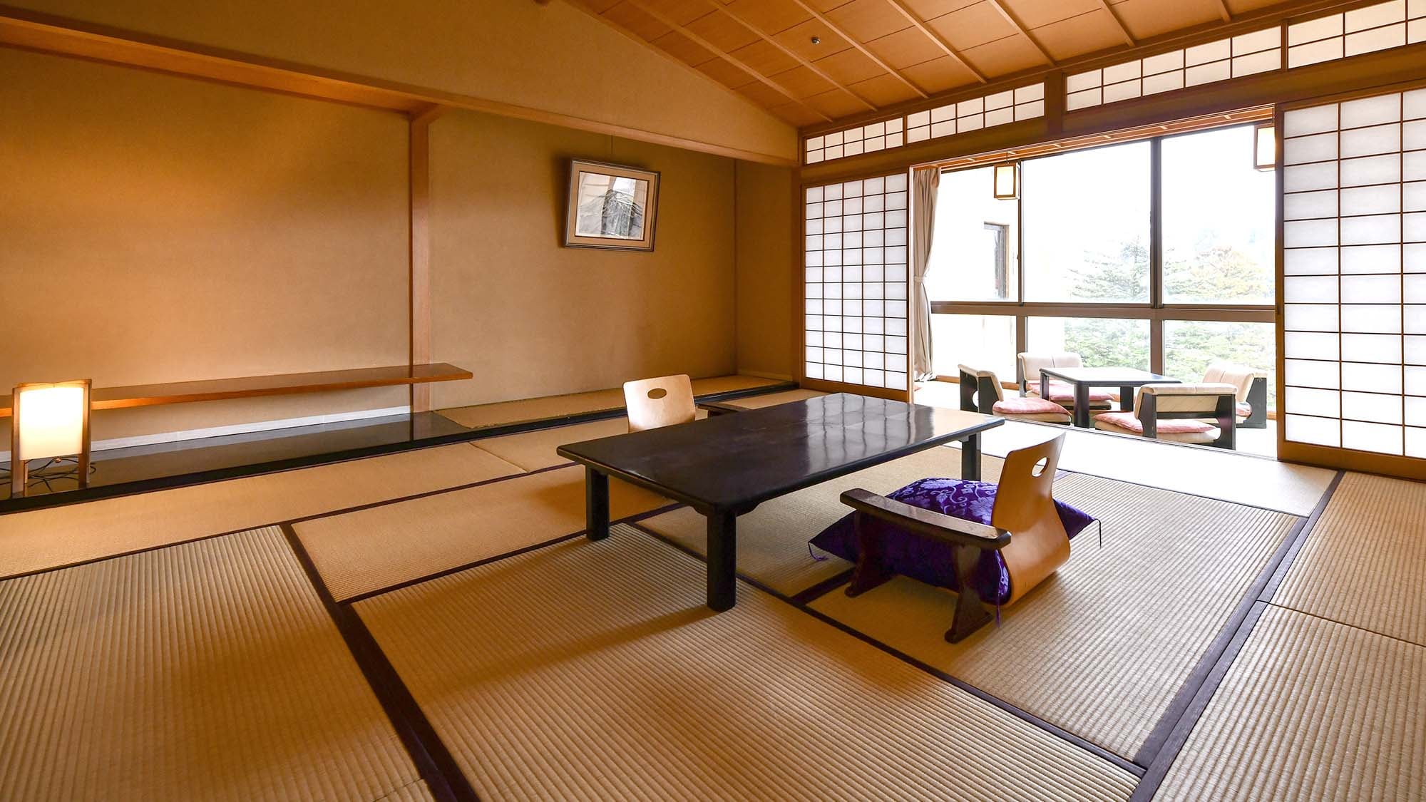 <Restoran> Bangunan khusus [Aula Musim Gugur] Kamar bergaya Jepang yang direkomendasikan dengan pemandangan, 10 tikar tatami atau lebih