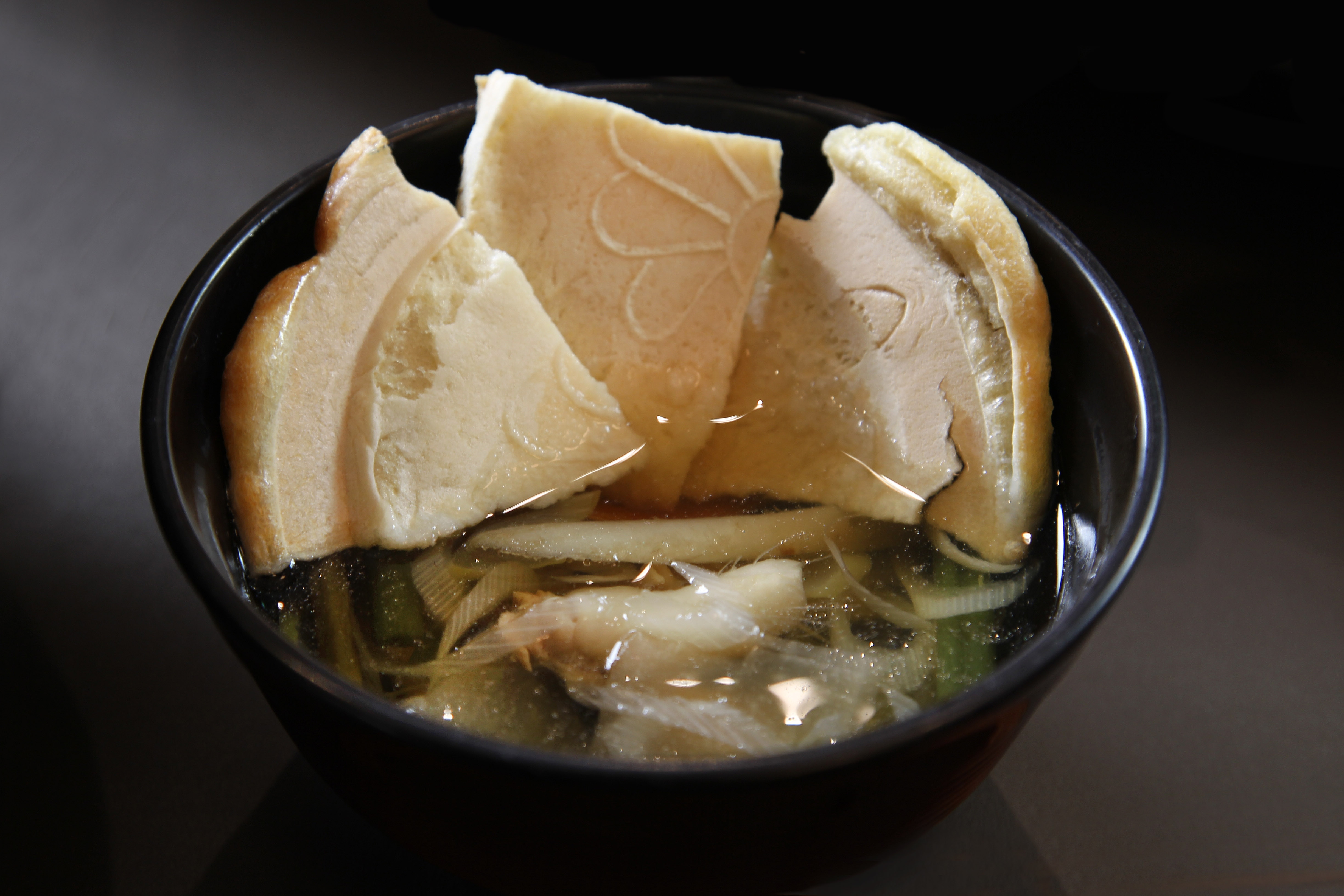 rice cracker soup