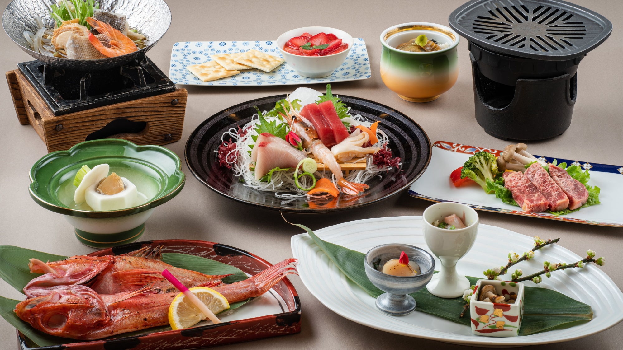 日本懷石料理套餐（圖片）