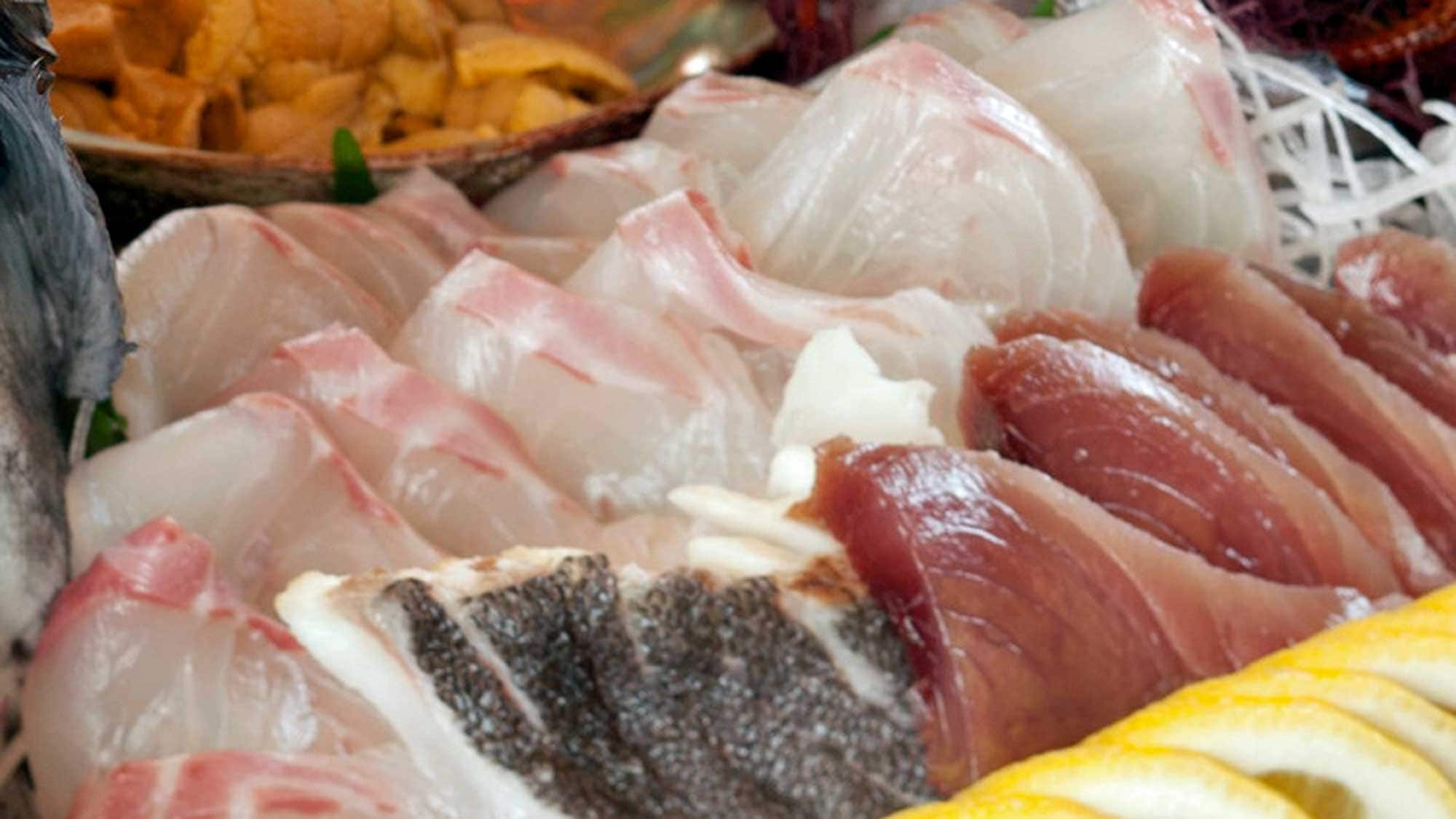BBQ with sashimi
