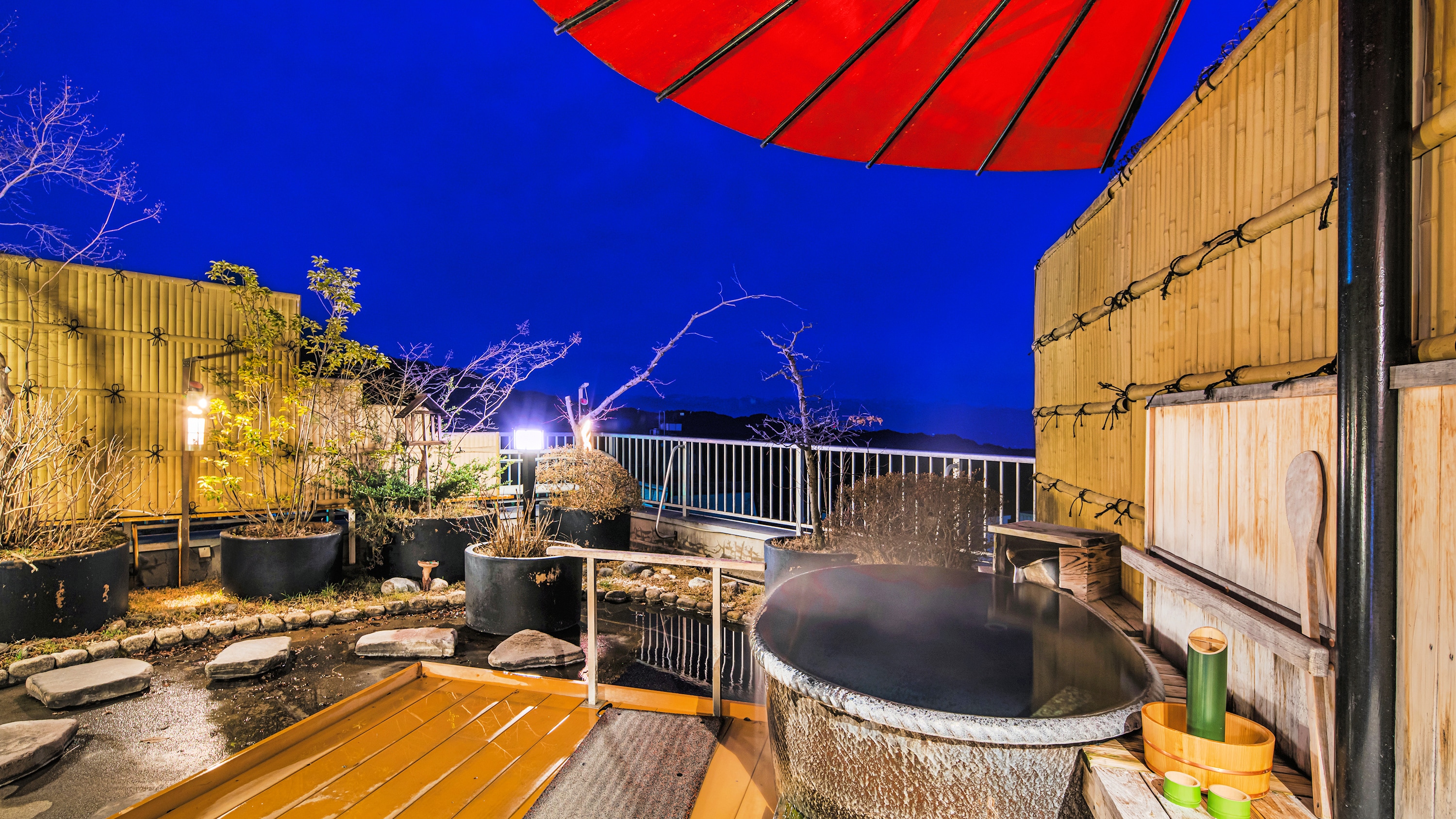 ■Suối nước nóng ■Bồn tắm ngoài trời riêng "Nagomi"