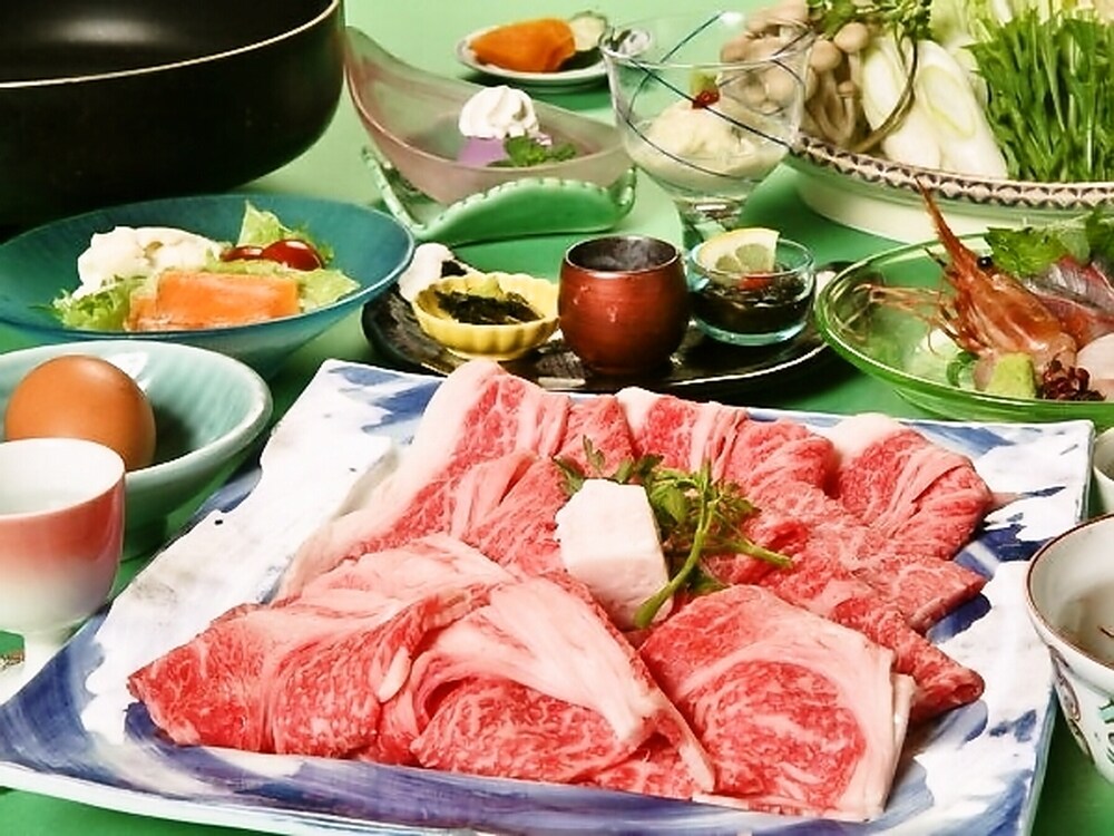 와규 스키야키 일례