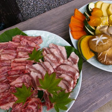 Hida beef barbecue set