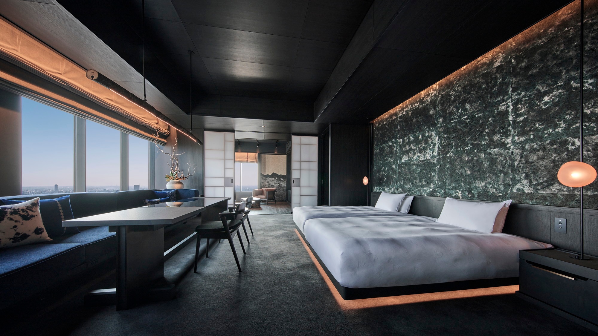 Phòng Suite [Timeless] (90,8m², tầng 32) [Không hút thuốc] Hình ảnh phòng khách