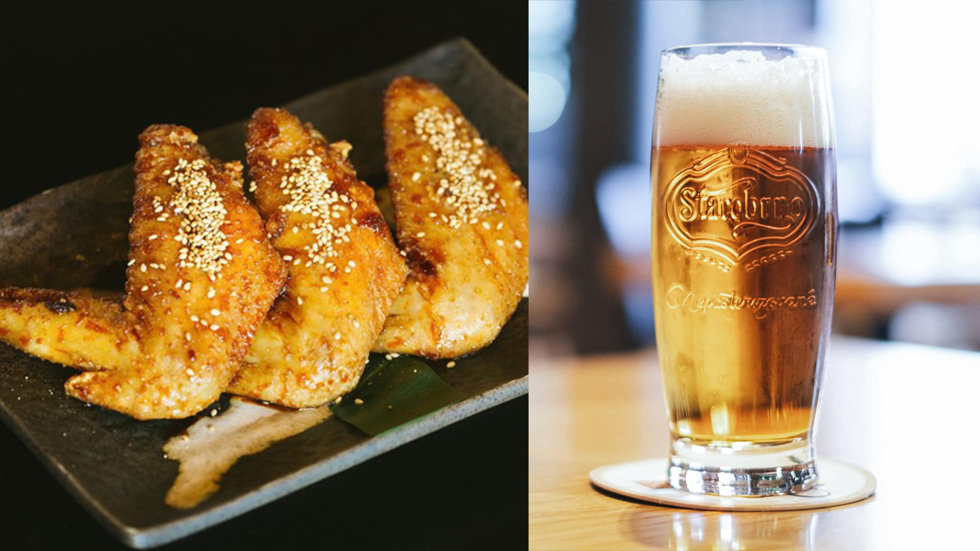 ☆ A little extravagant with chicken wings and beer ☆