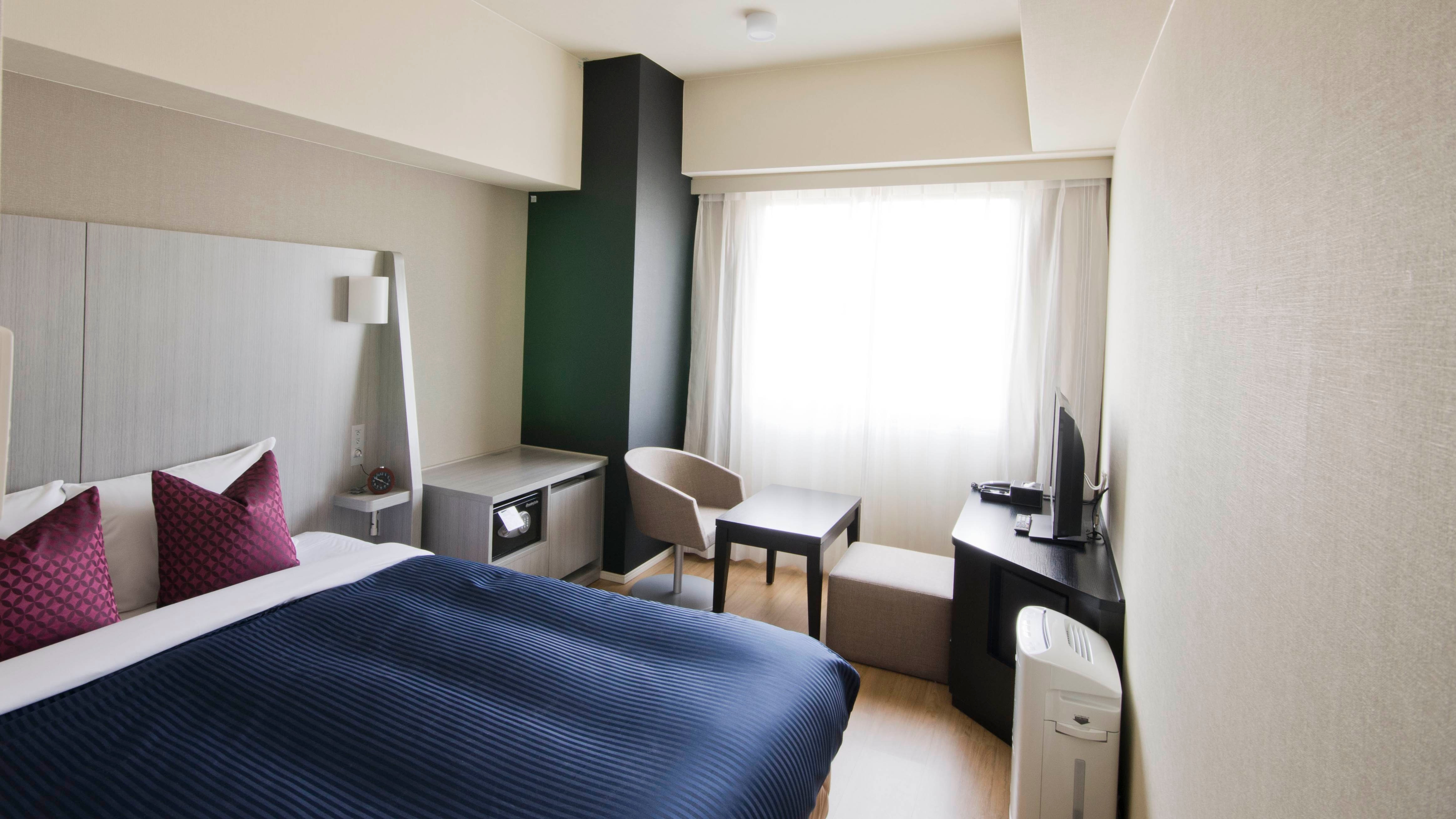 [Superior Double] Tempat tidur dengan lebar 19㎡ 160cm Semua kamar memiliki balkon, interior sederhana dan alami