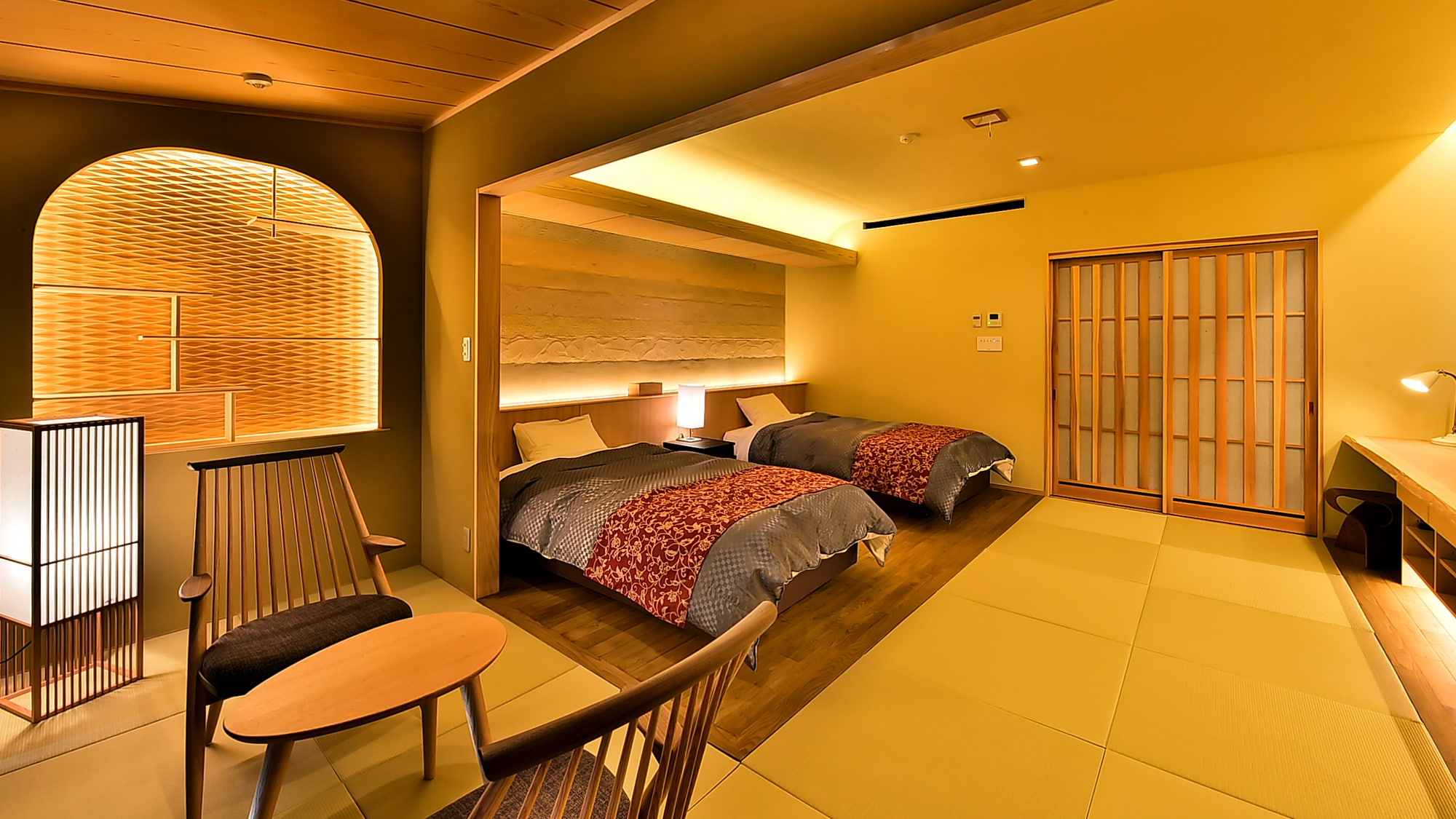 Special room with hot spring open-air