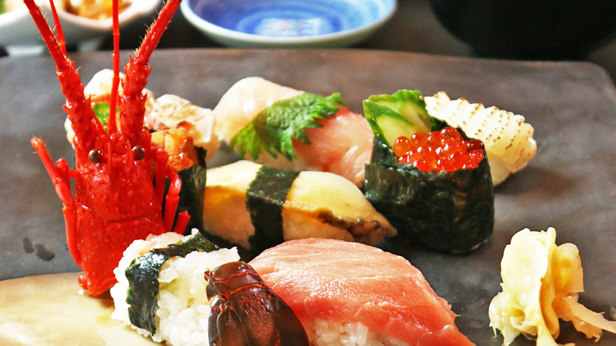 Premium local fish sushi