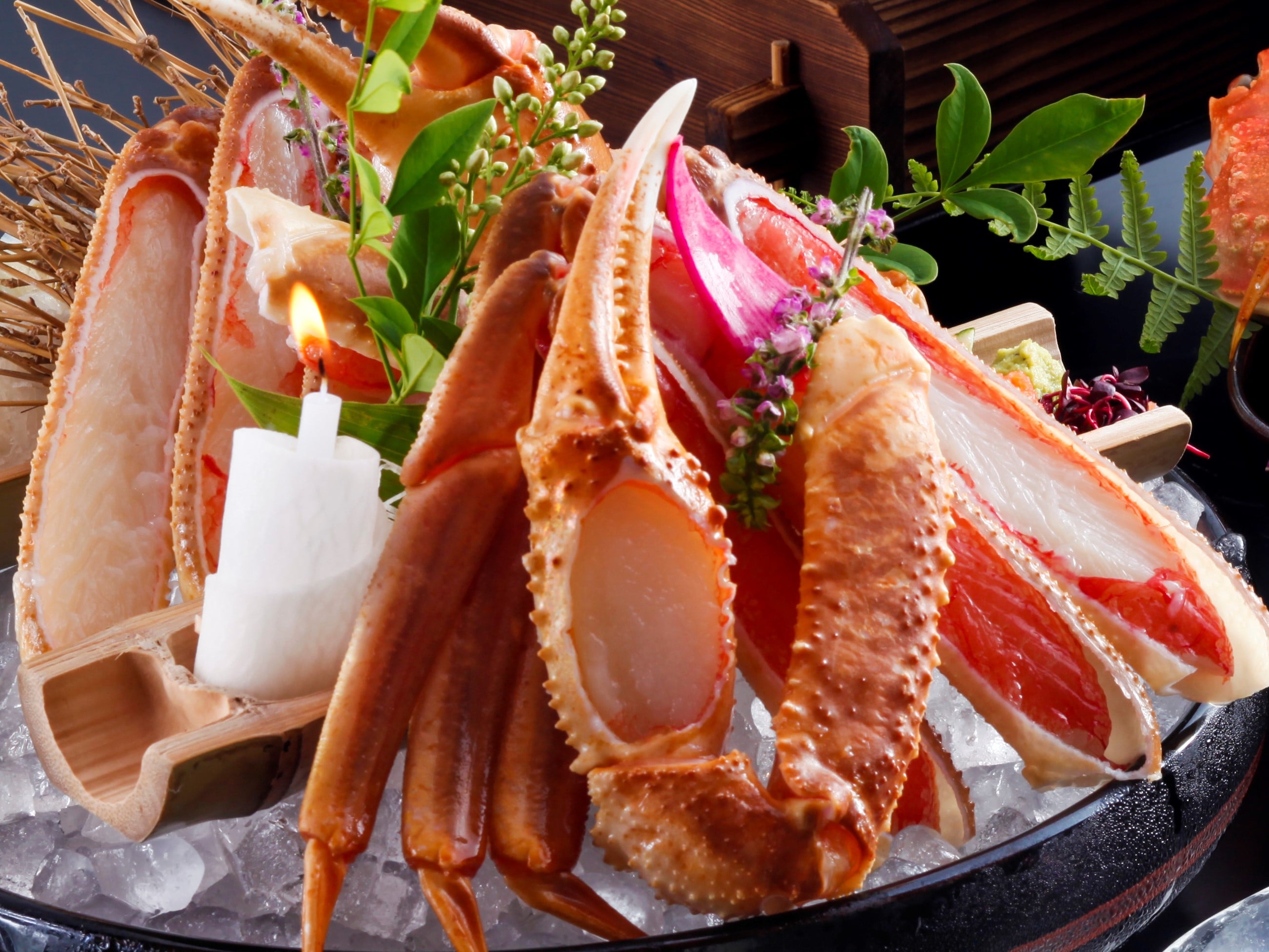 Snow crab sashimi