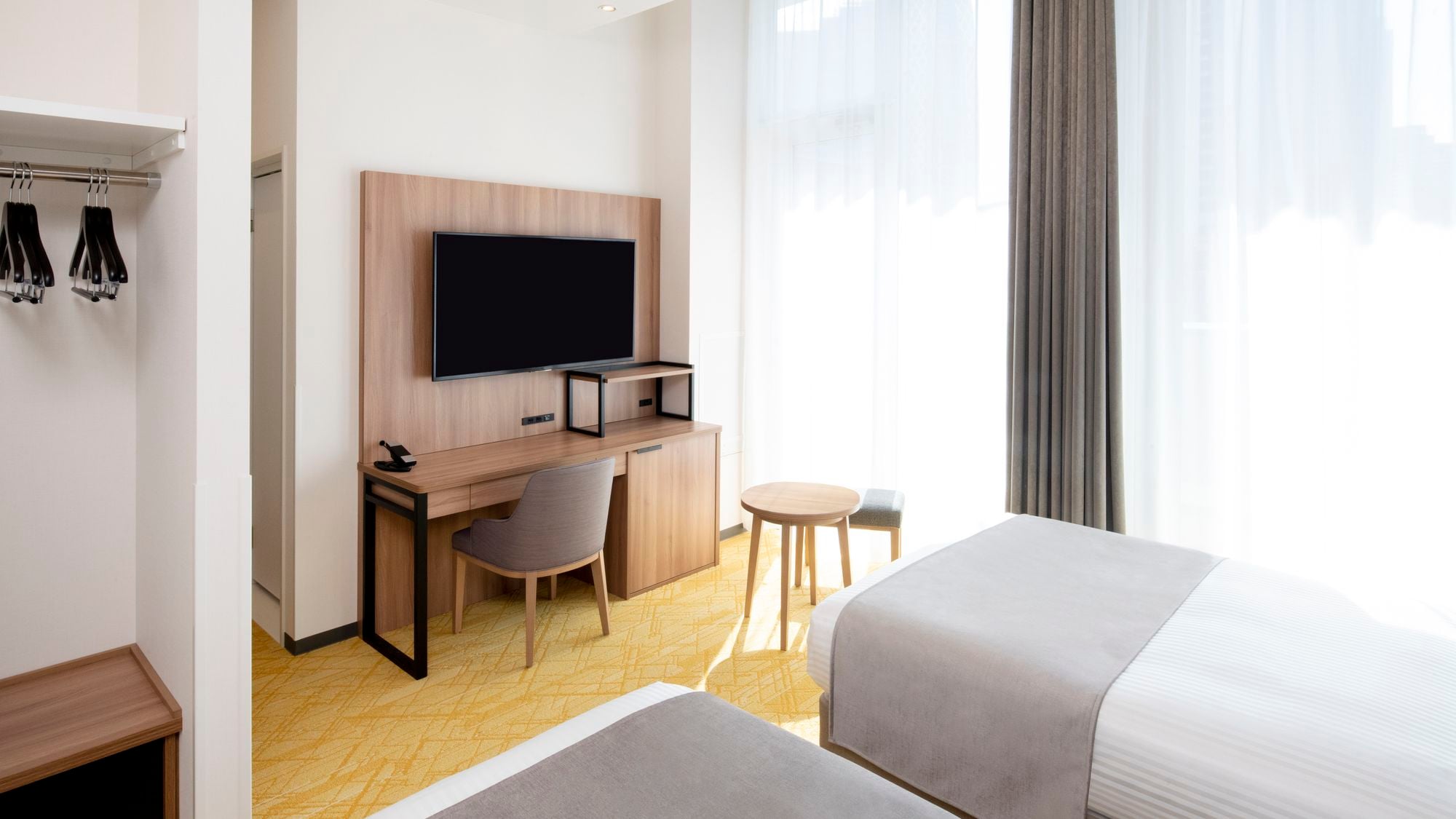 [Non-smoking] Superior view twin/22 square meters